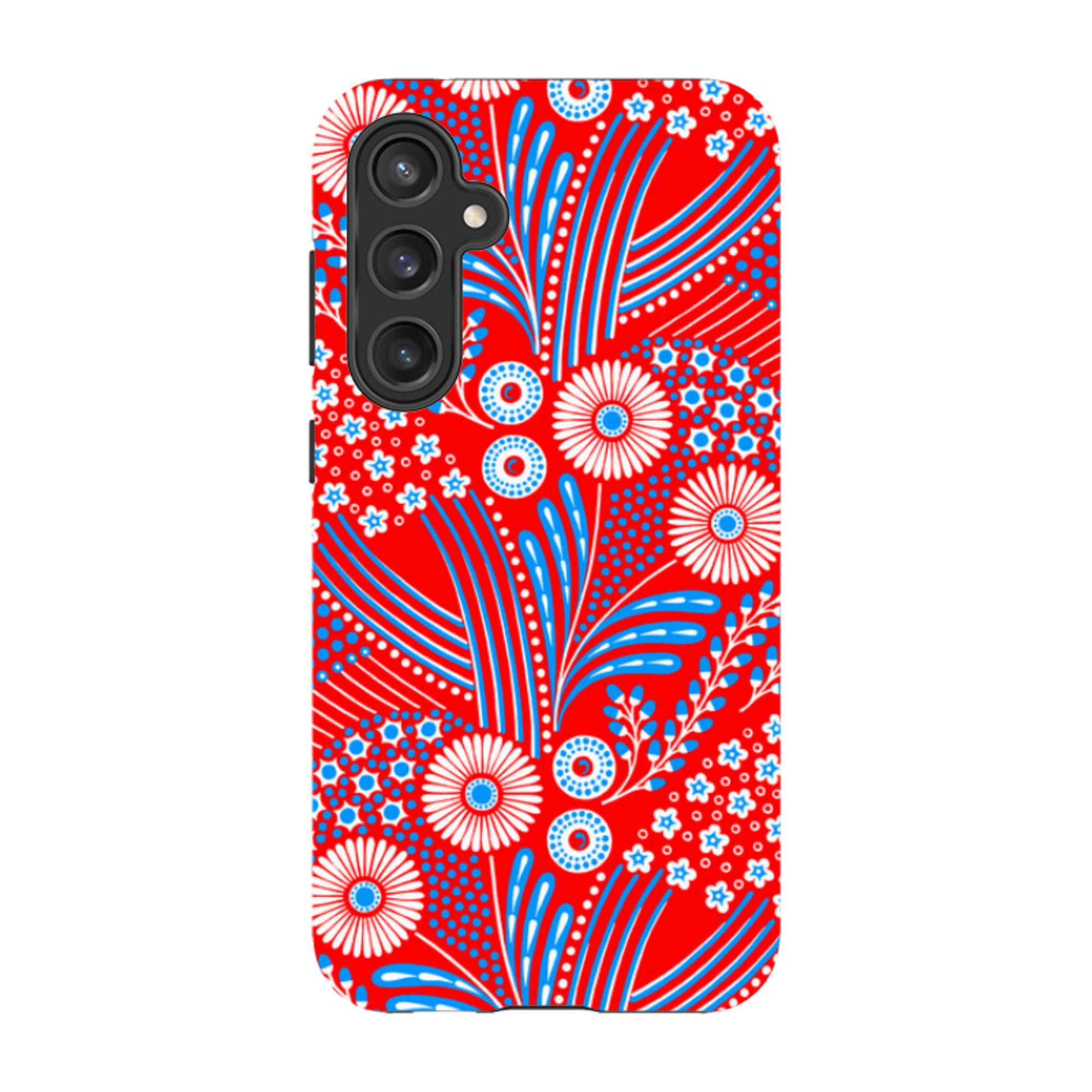 Samsung Tough Case - Red Bouquet By Cressida Bell