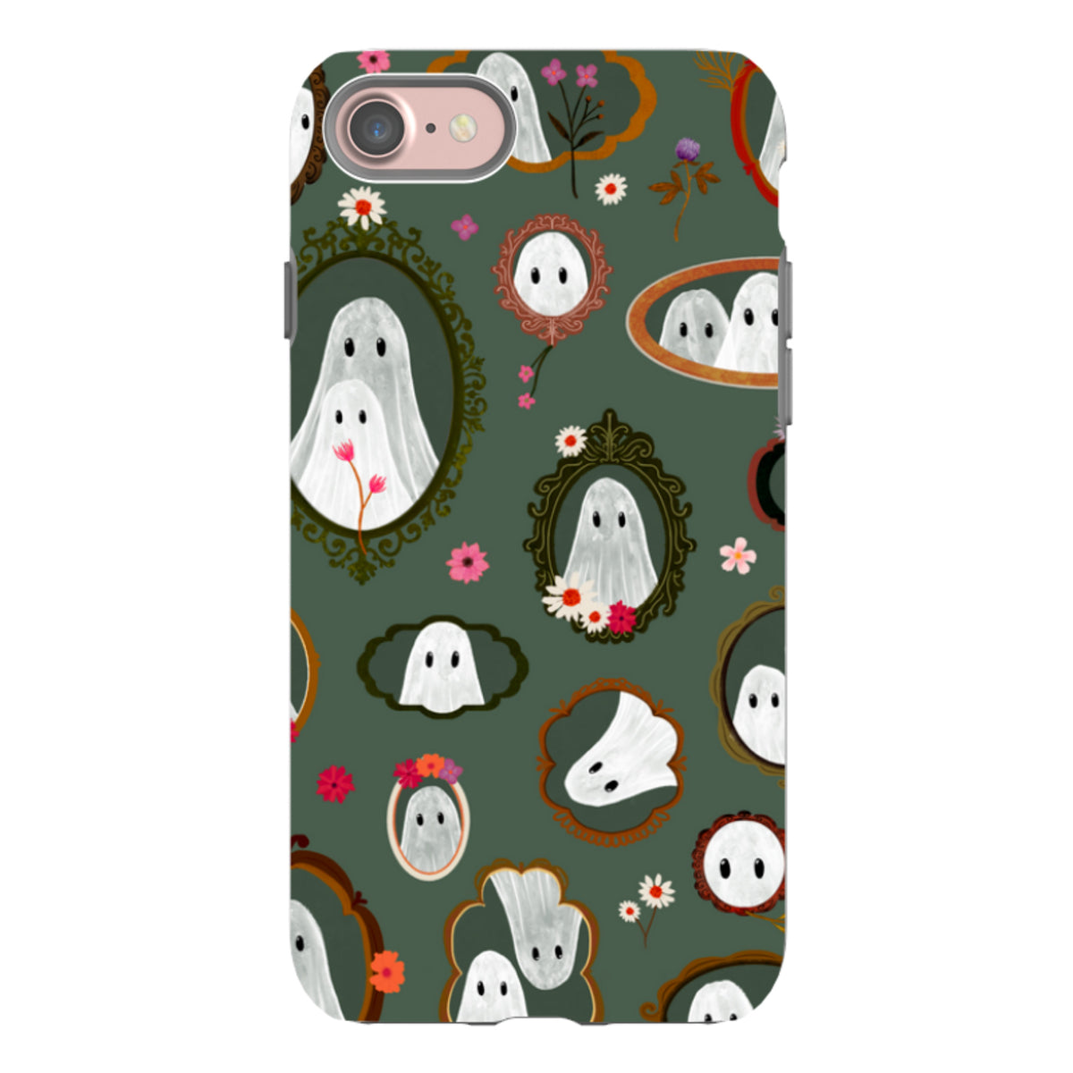 iPhone Tough Case - Framed Ghosts - Pine By Katherine Quinn