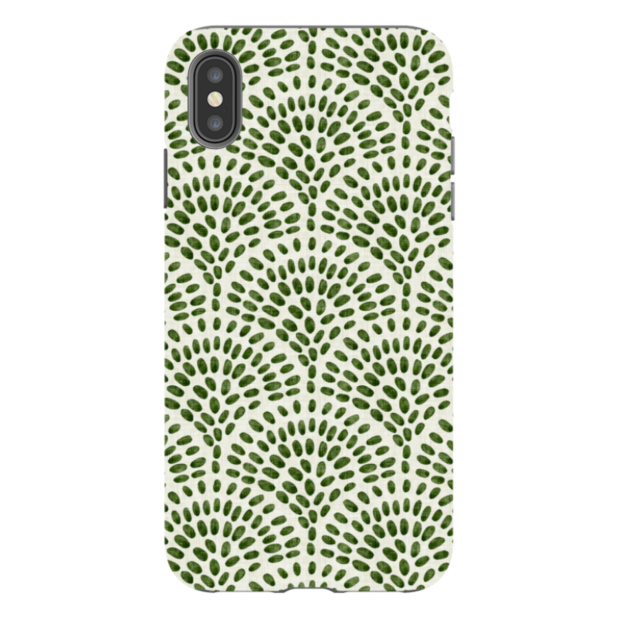 iPhone Tough Case - Scallop - Green By Katherine Quinn