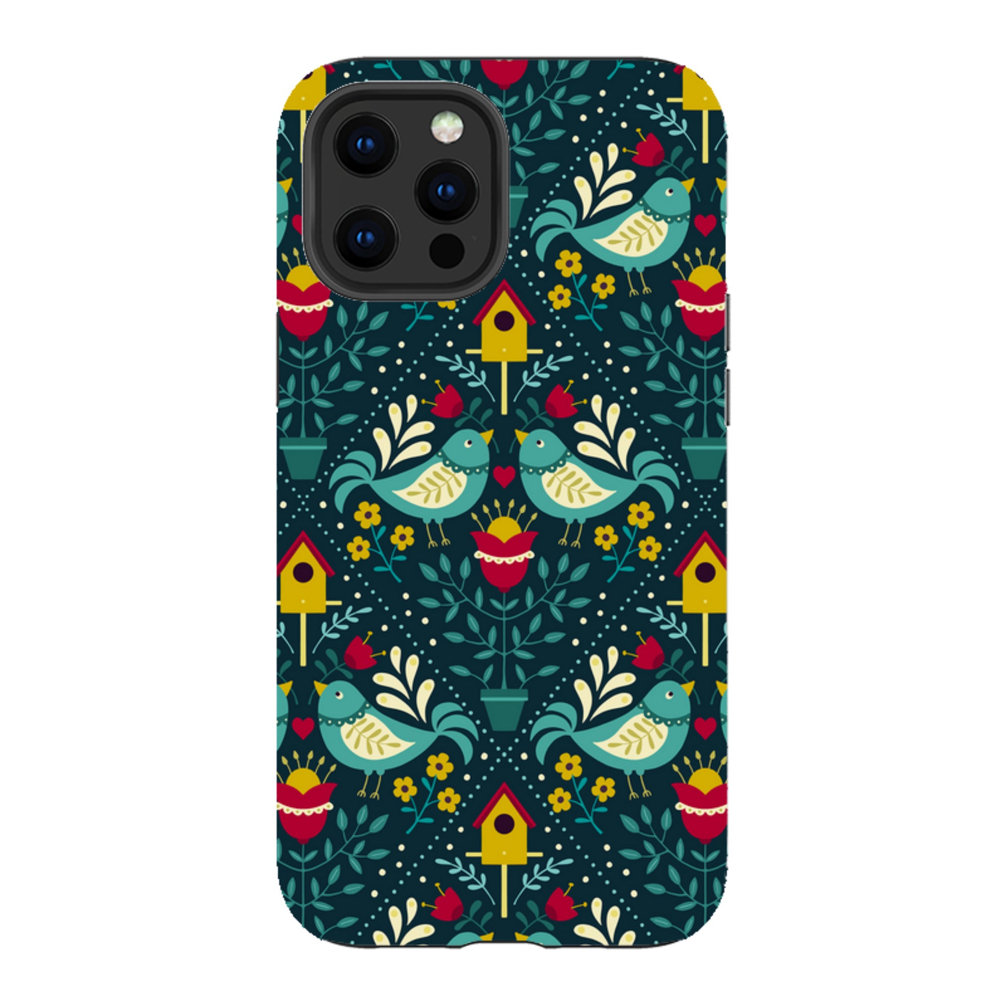 iPhone Tough Case - Bird Pattern VIII By Suzy Taylor