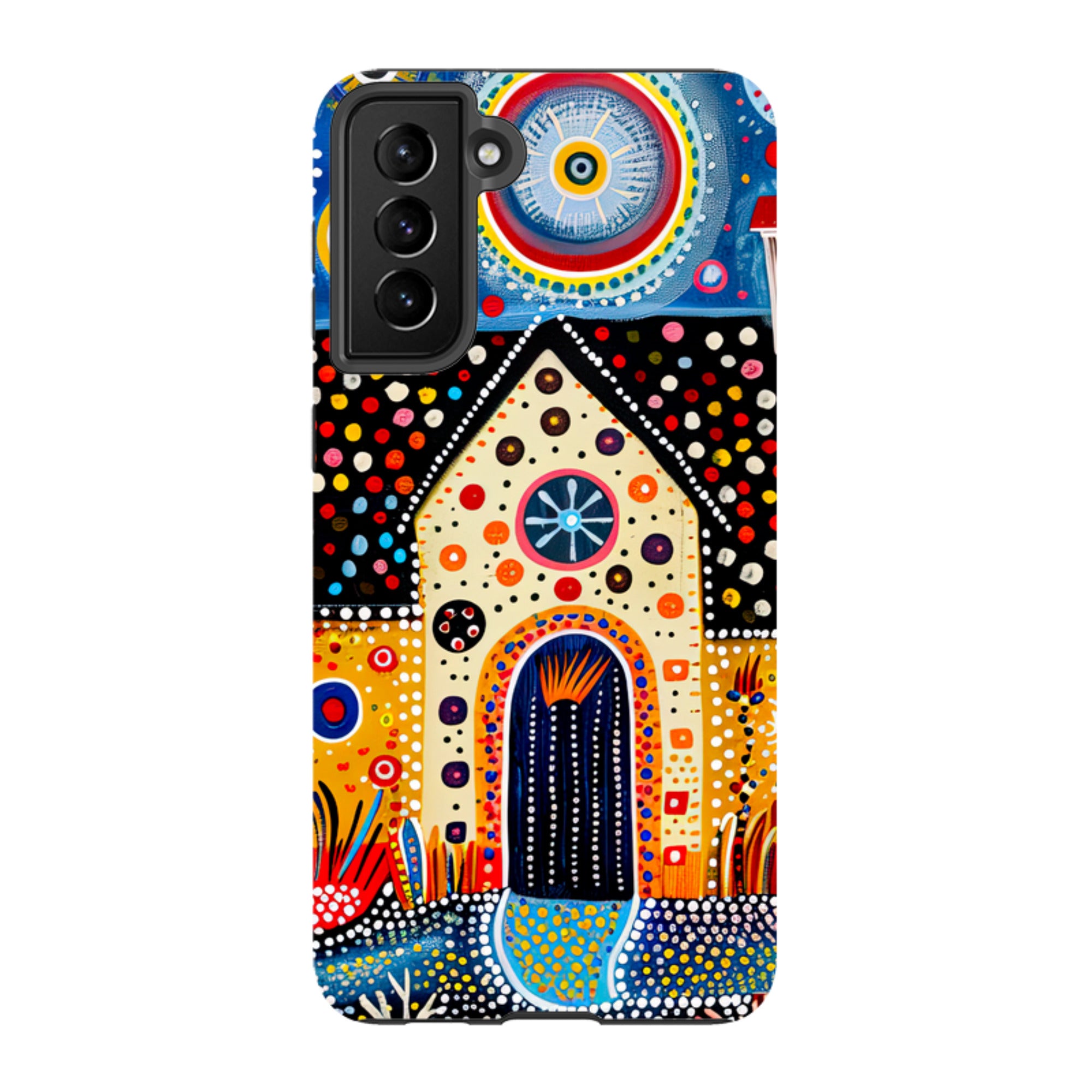 Samsung Tough Case - Folk Art House IX
