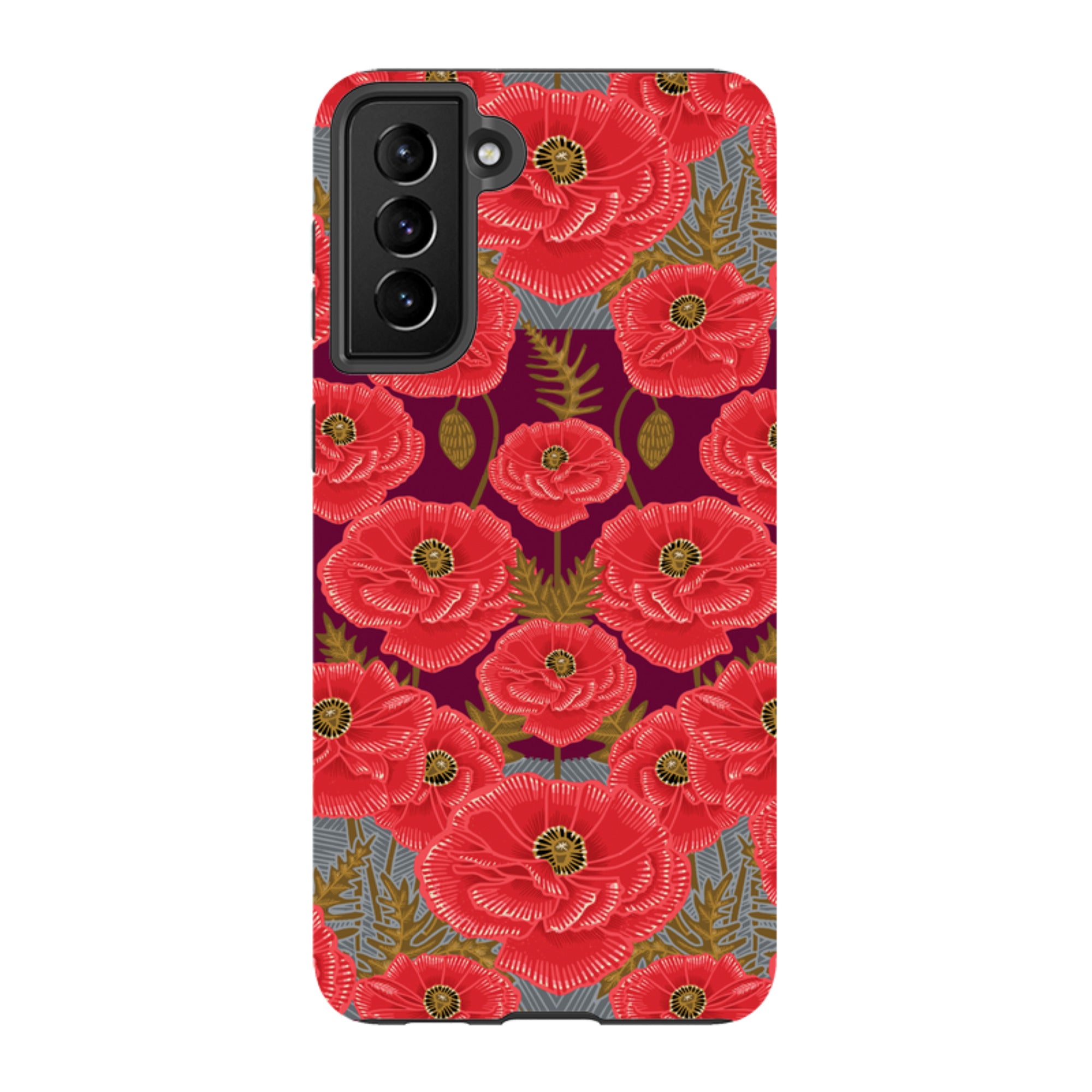 Samsung Tough Case - Poppy Red By Kate Heiss