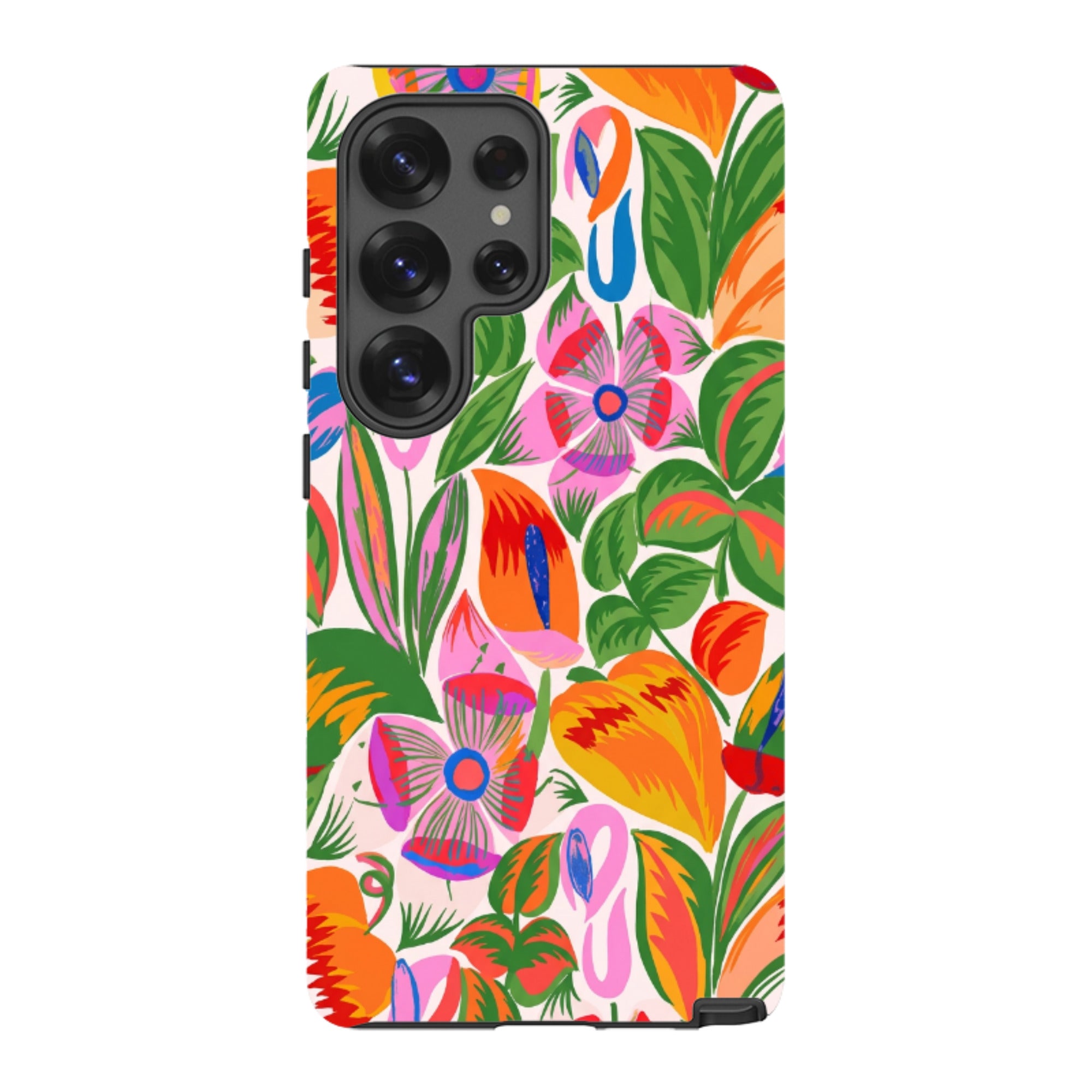 Samsung Tough Case - Vintage Tropical Floral