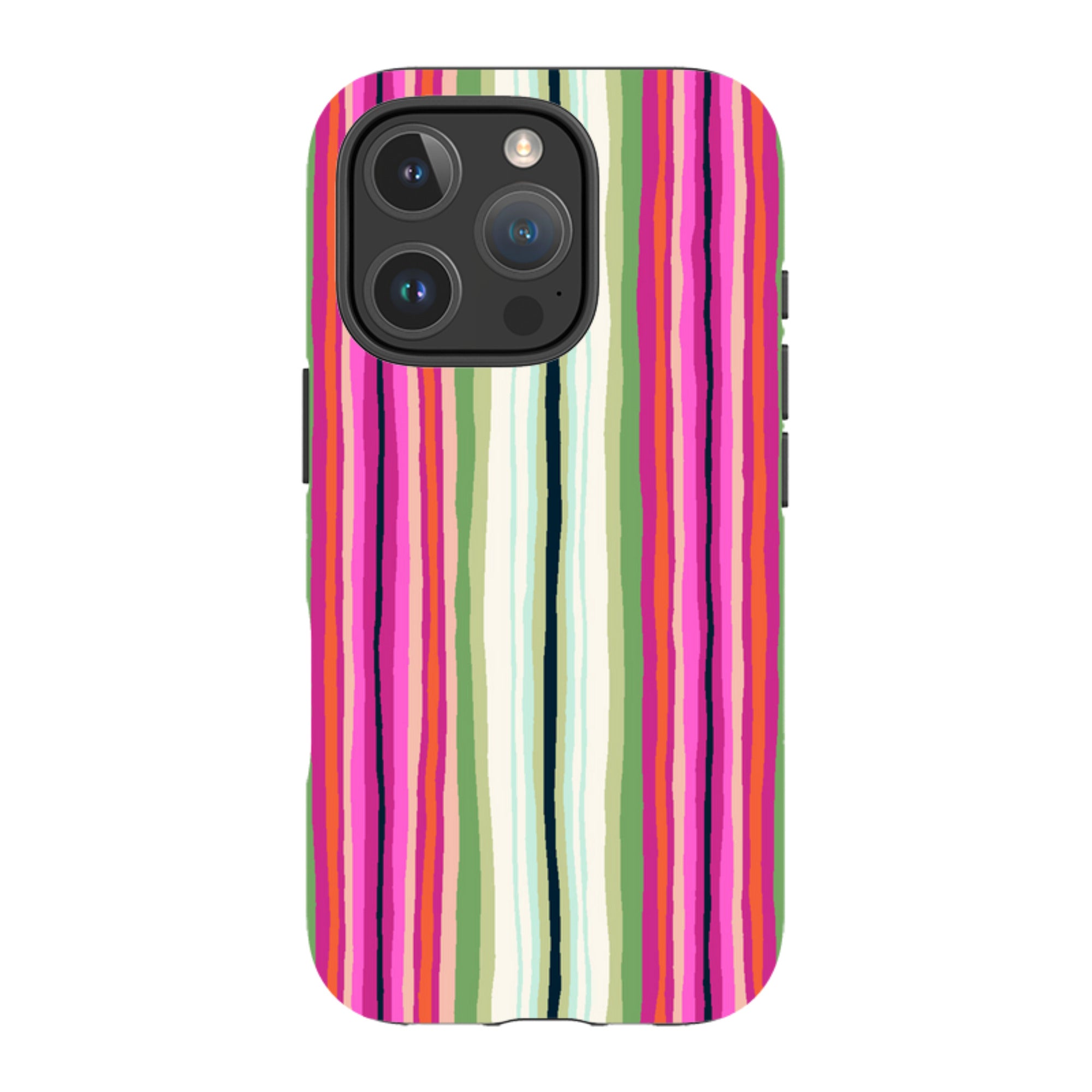 iPhone Tough Case - Atelier Stripe Windflower By Sarah Campbell