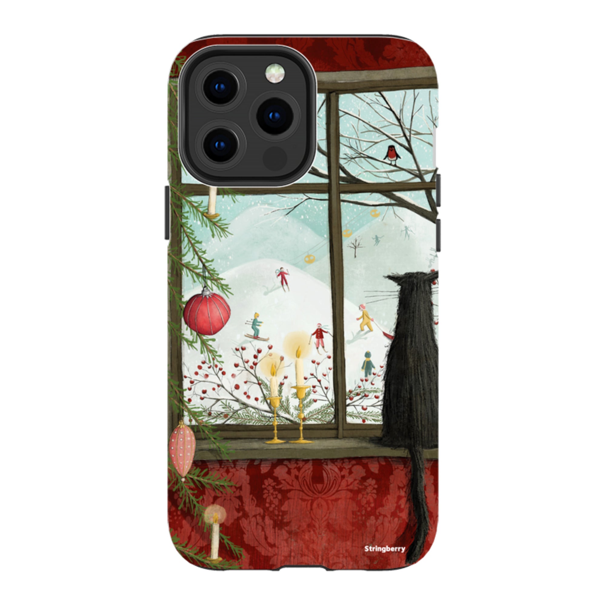 iPhone Tough Case - Christmas Window By Maja Lindberg