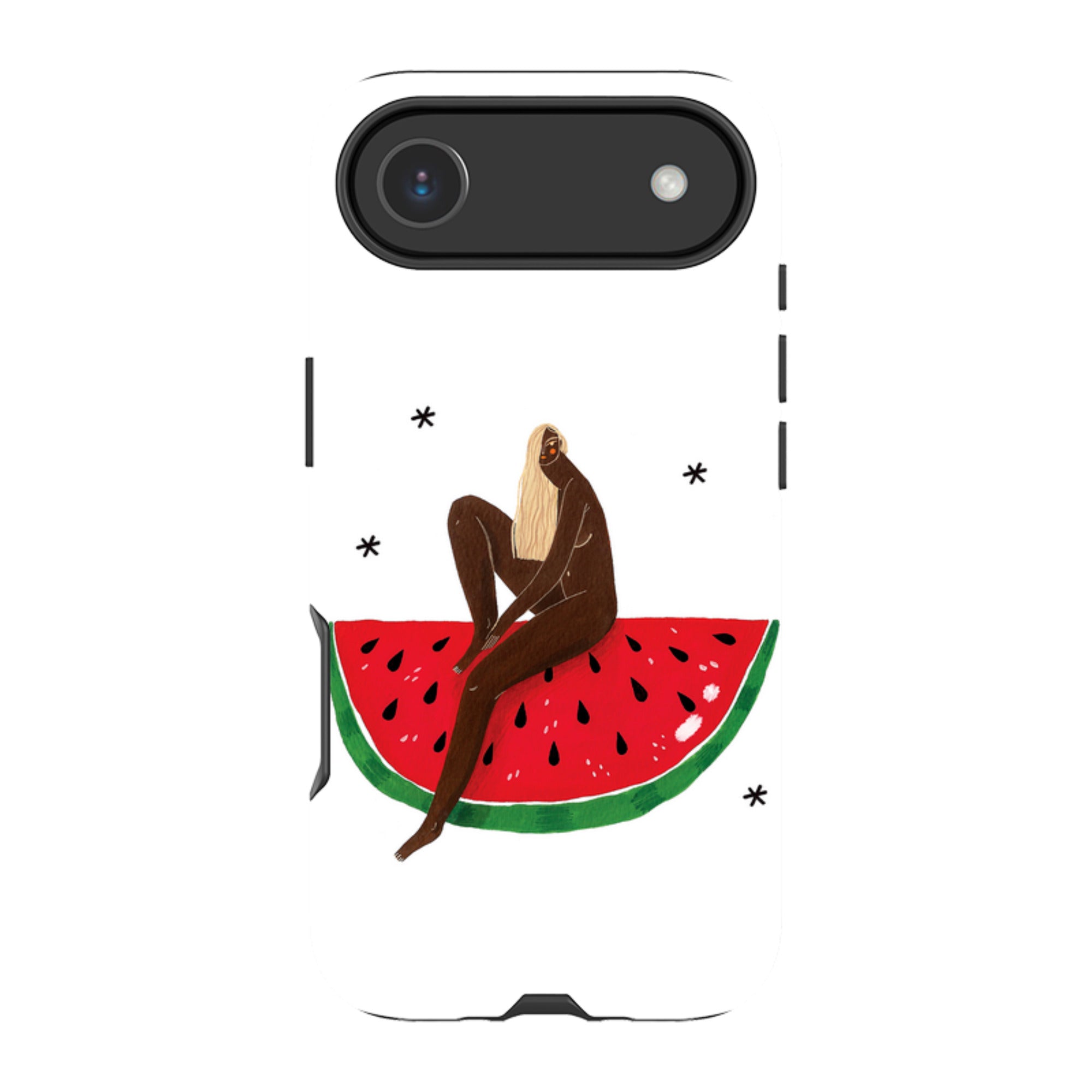 iPhone Tough Case - Watermelon Girl By Madalina Andronic