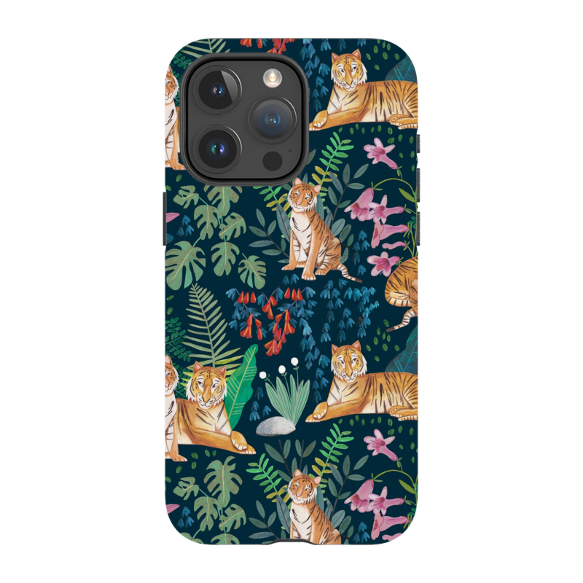 iPhone MagSafe Tough Case -  Tiger Pattern II By Caroline Bonne Muller