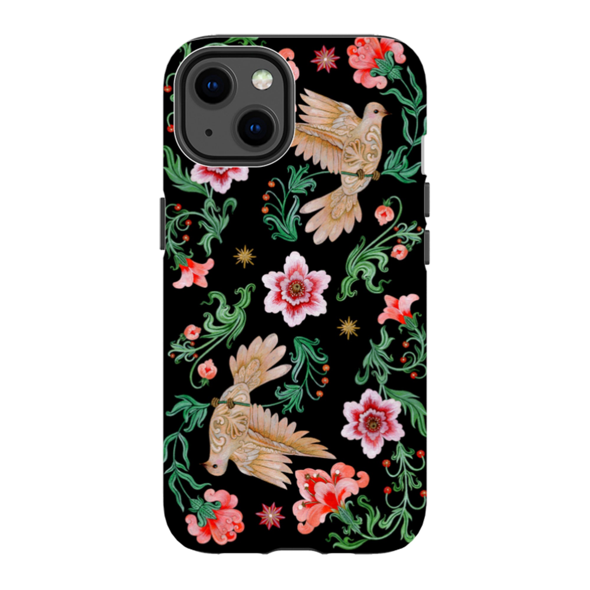 iPhone Tough  Case - Two Turtle Doves By Maria Matos