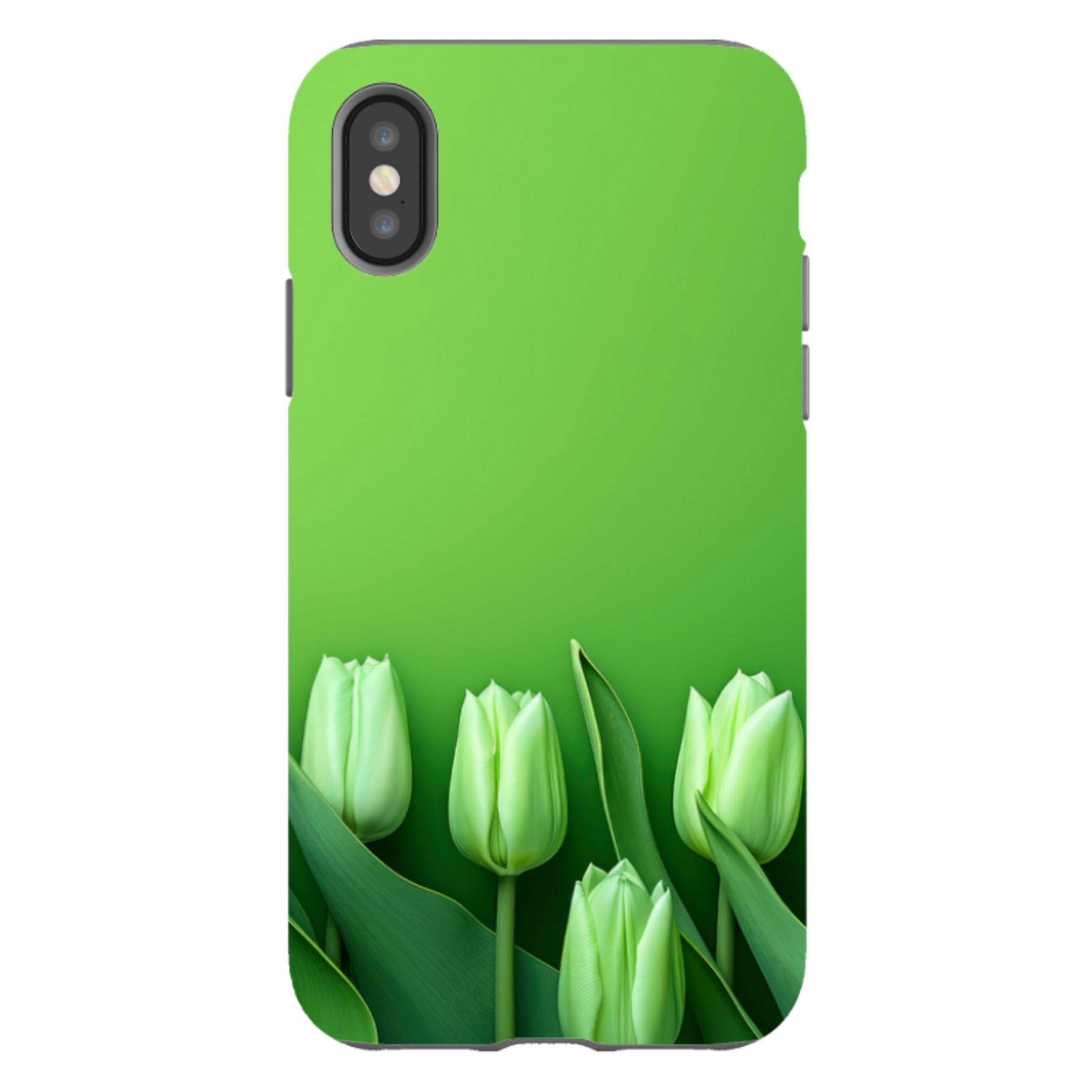 iPhone Tough Case -Green Floral