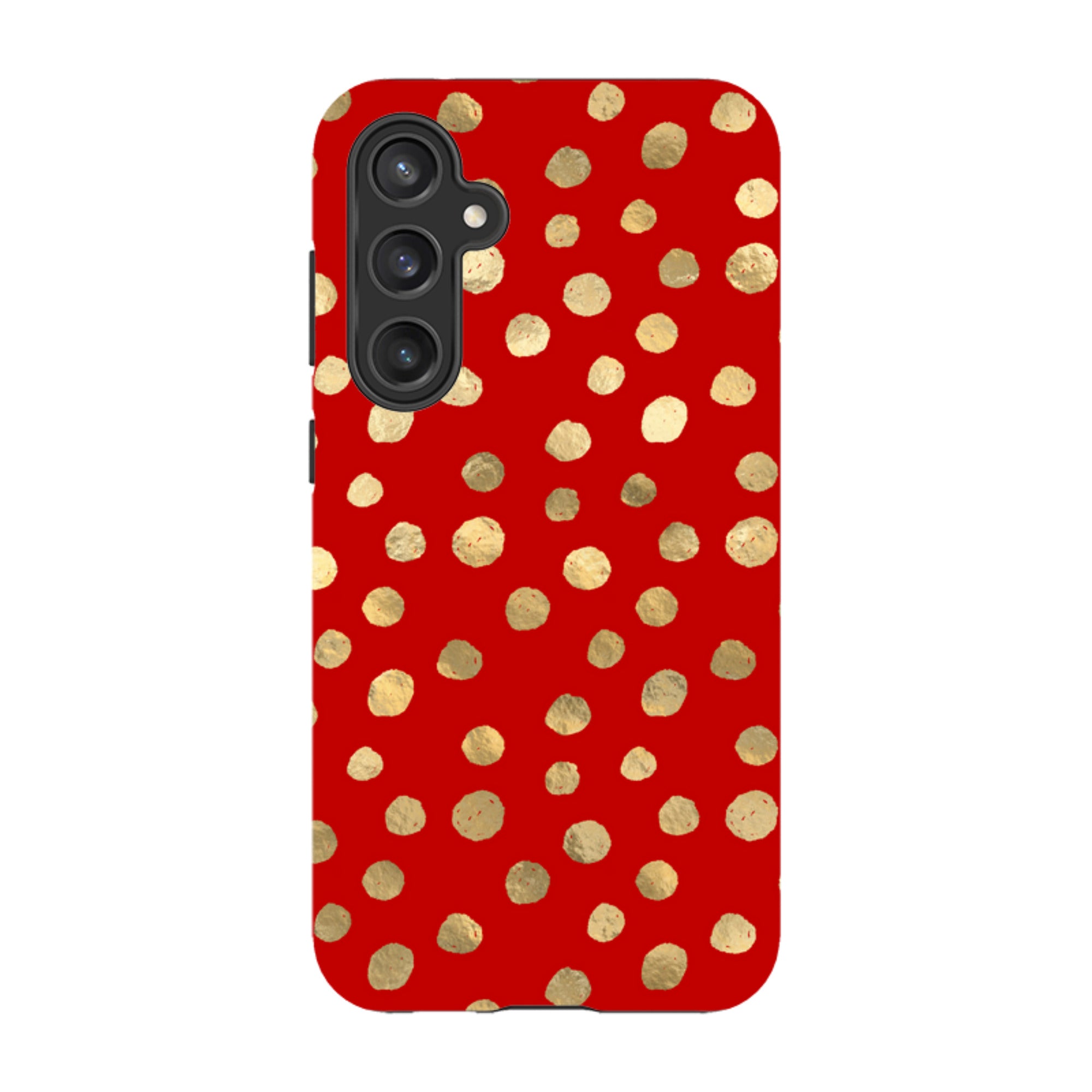 Samsung Tough Case - Burgundy and Gold Stars
