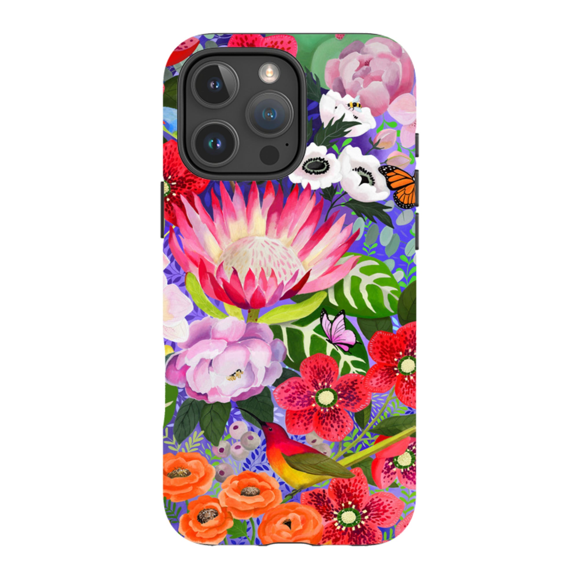 iPhone Tough Case - Exotic Birds By Bex Parkin