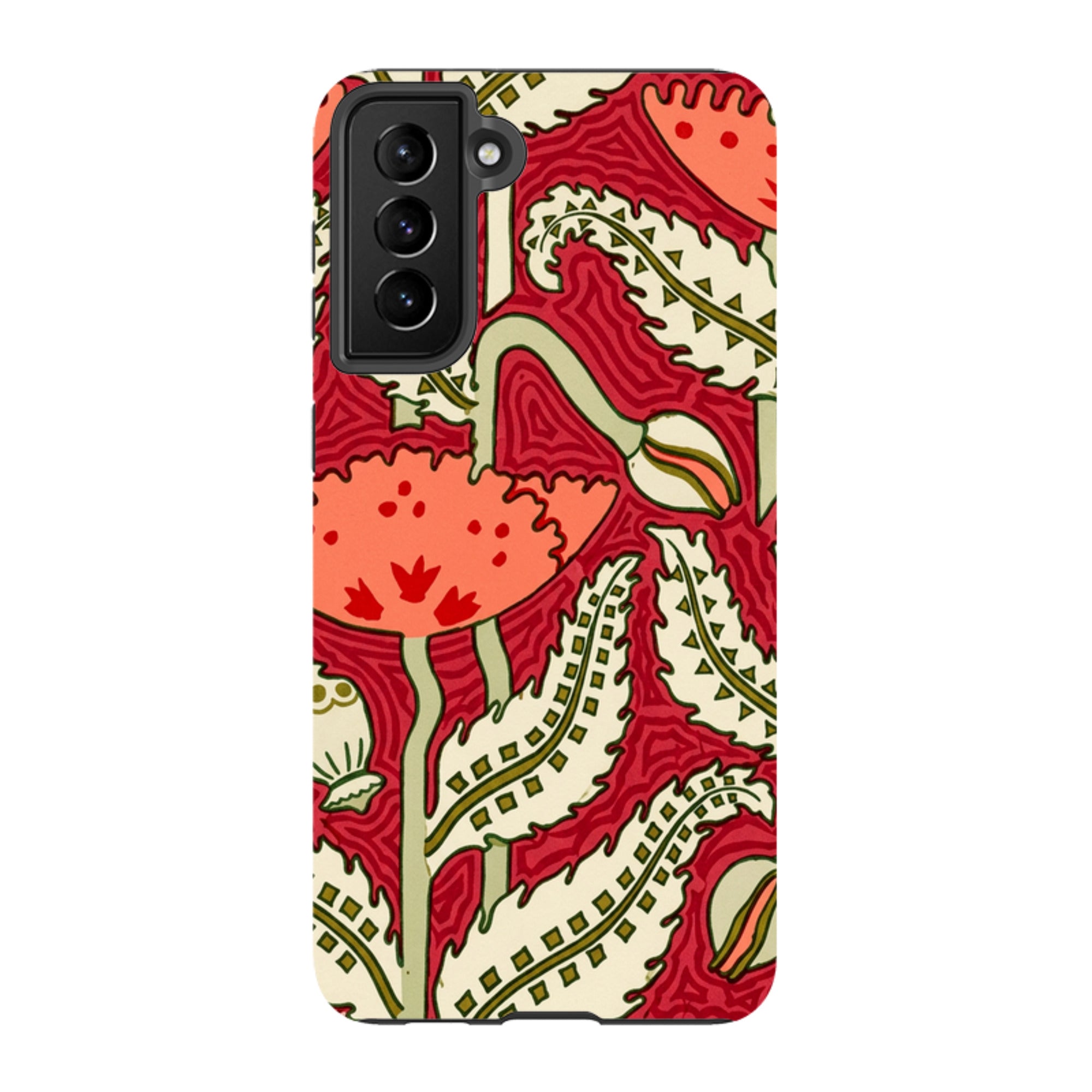 Samsung Tough Case - William Morris Red Floral