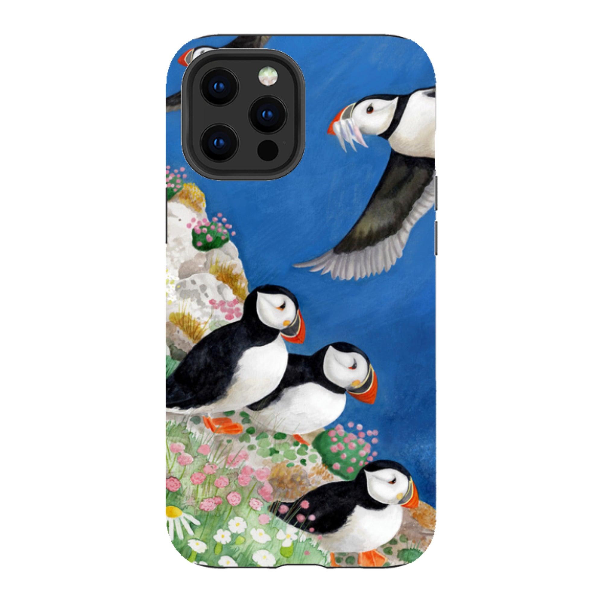 iPhone Tough Case - Puffins By Bex Parkin