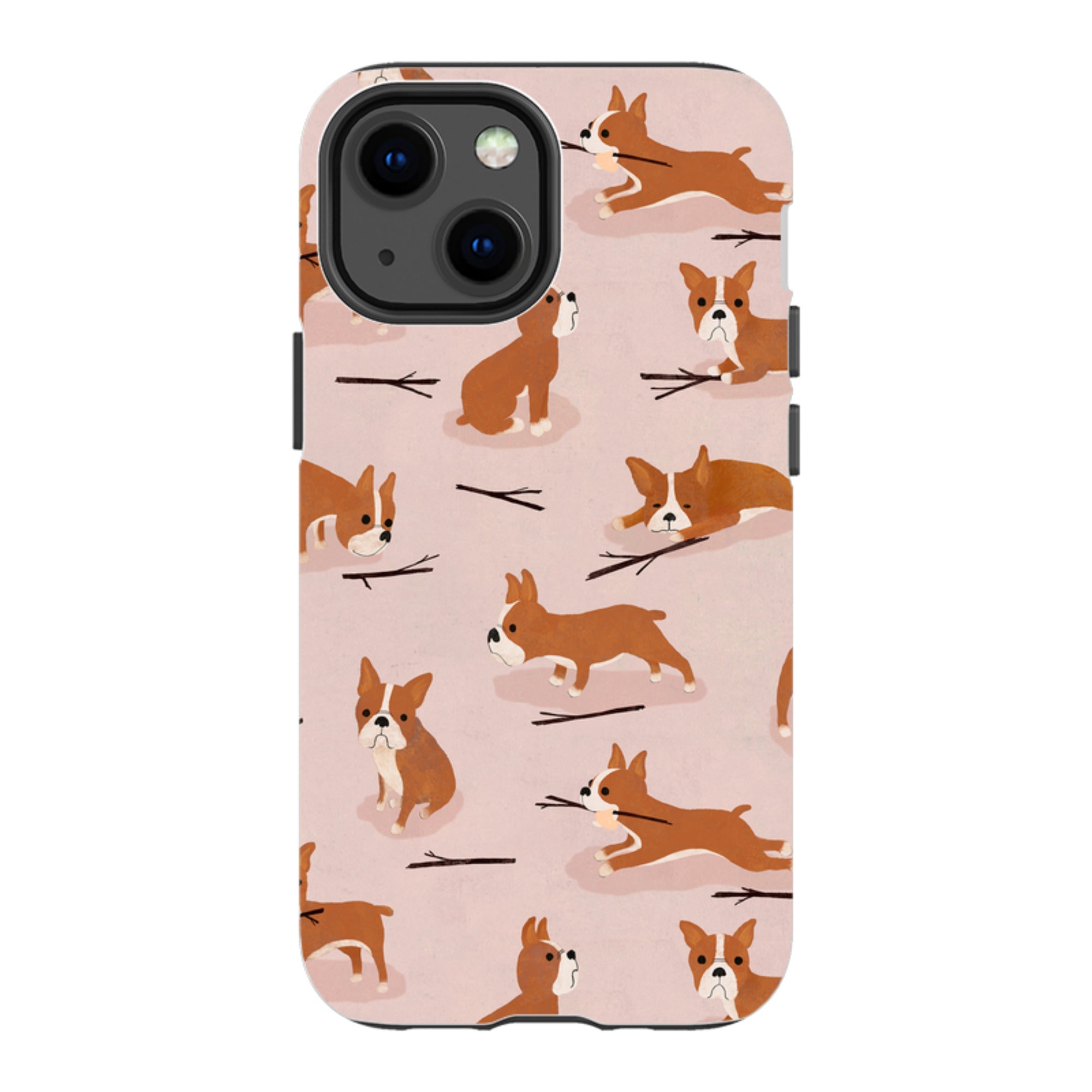 iPhone Tough Case - Boston Terrier By Katherine Quinn