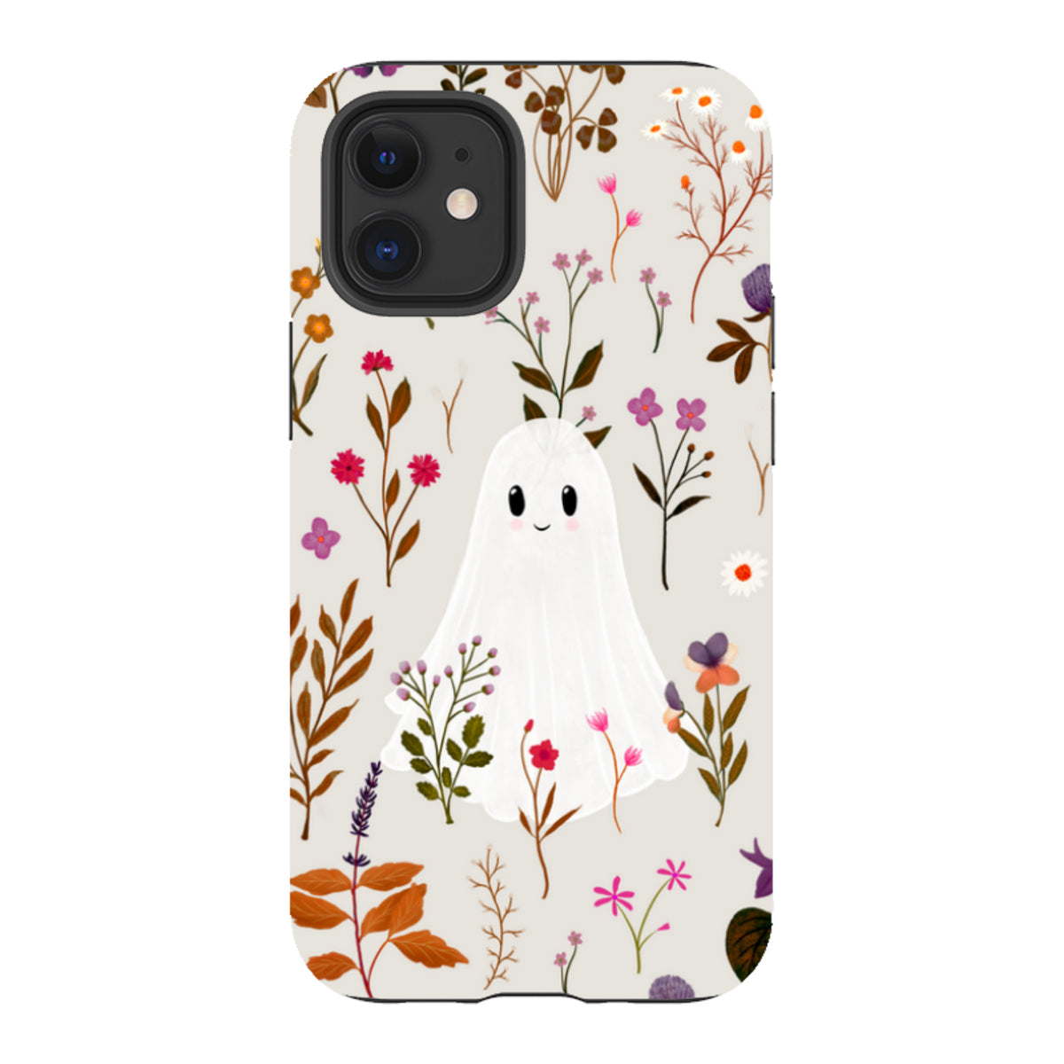 iPhone Tough Case - Ghost in the Garden - Stone Multi By Katherine Quinn