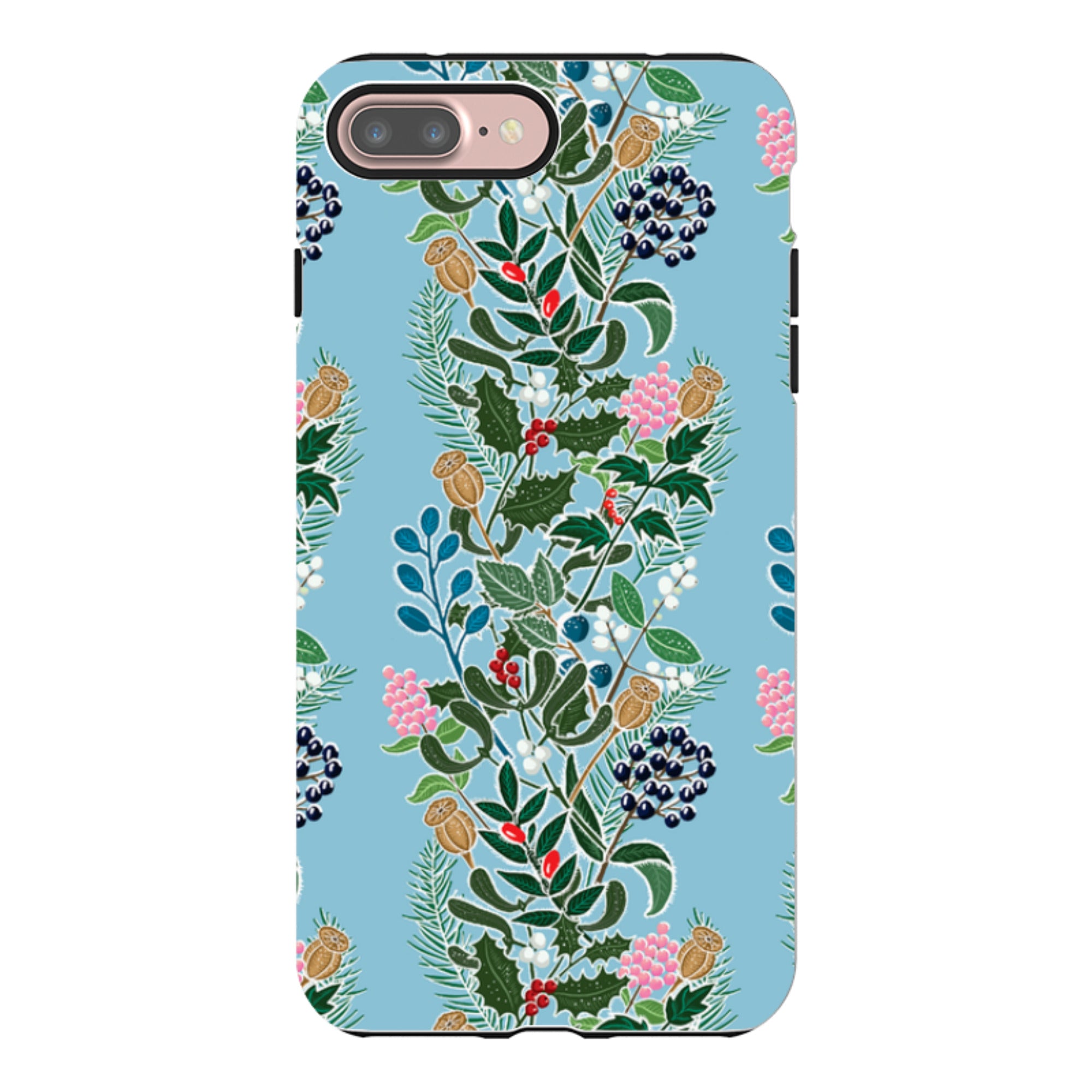 iPhone Tough Case - Winter Hedge-2 By kate Heiss