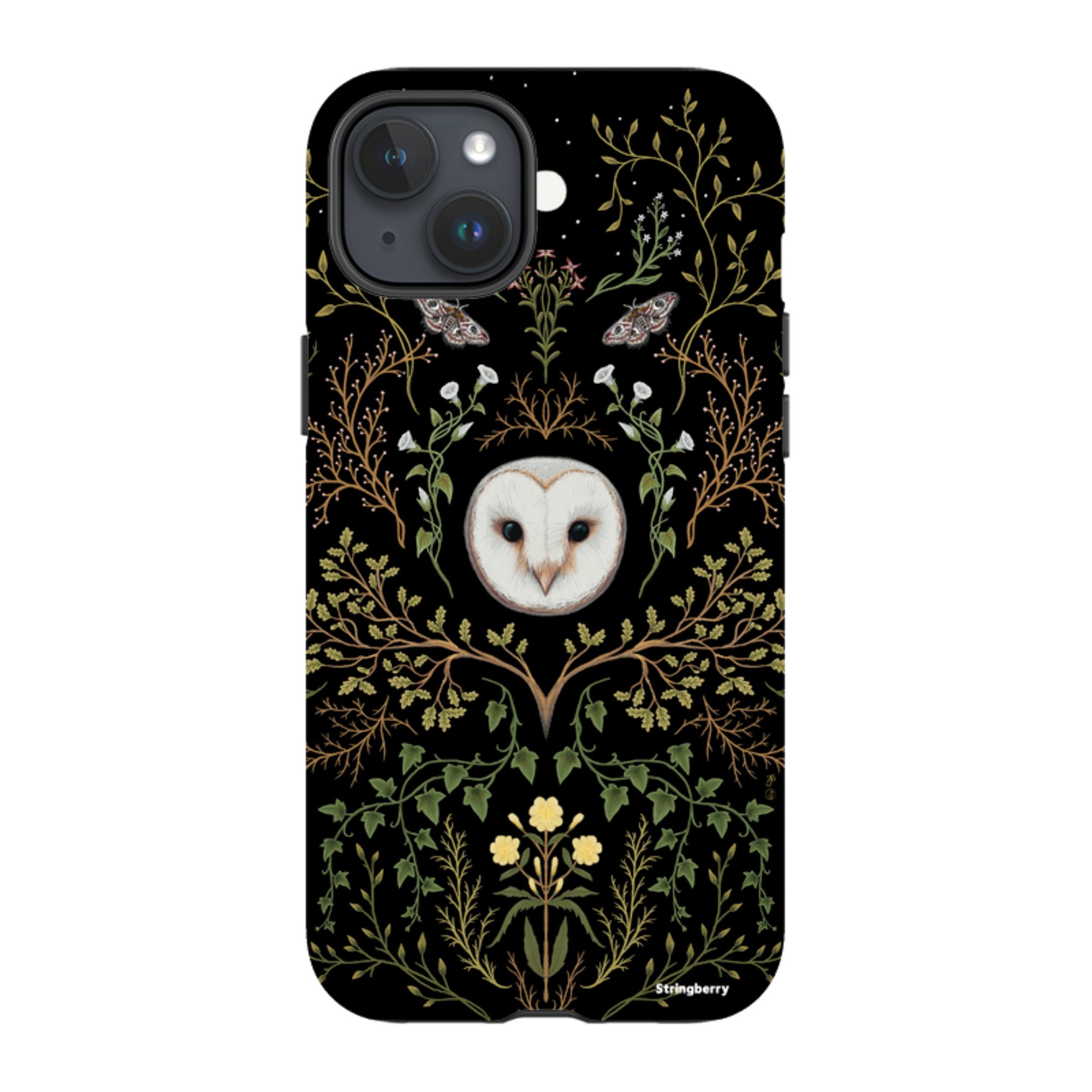 iPhone Tough Case - Owl Pattern By Anna Stead