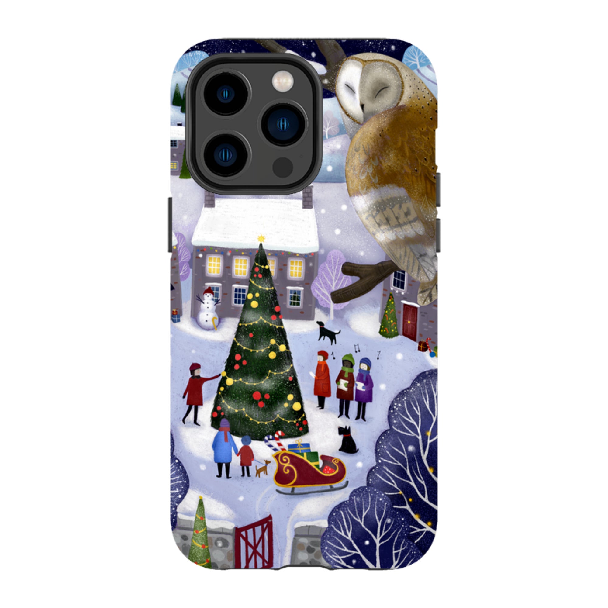 iPhone MagSafe Tough Case -  Advent Owl By Bex Parkin