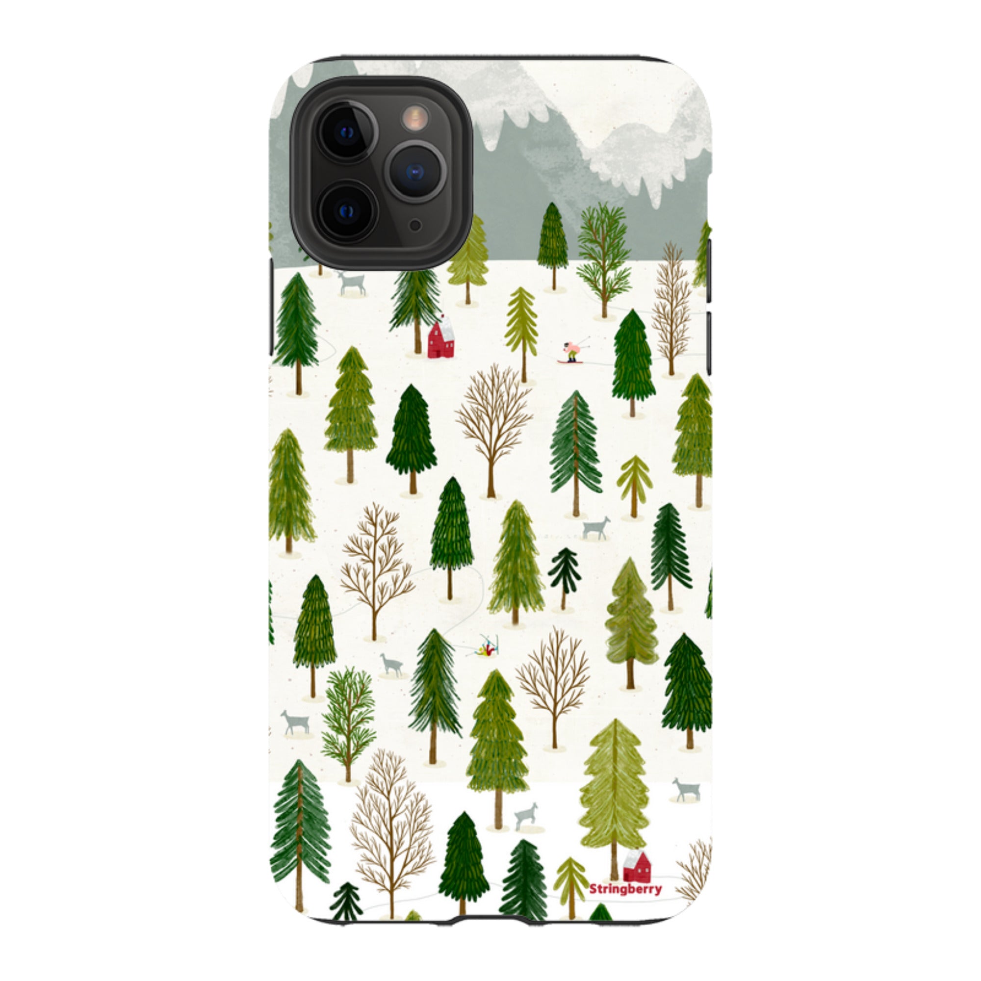 iPhone Tough Case - Winter Landscape III By Katherine Quinn