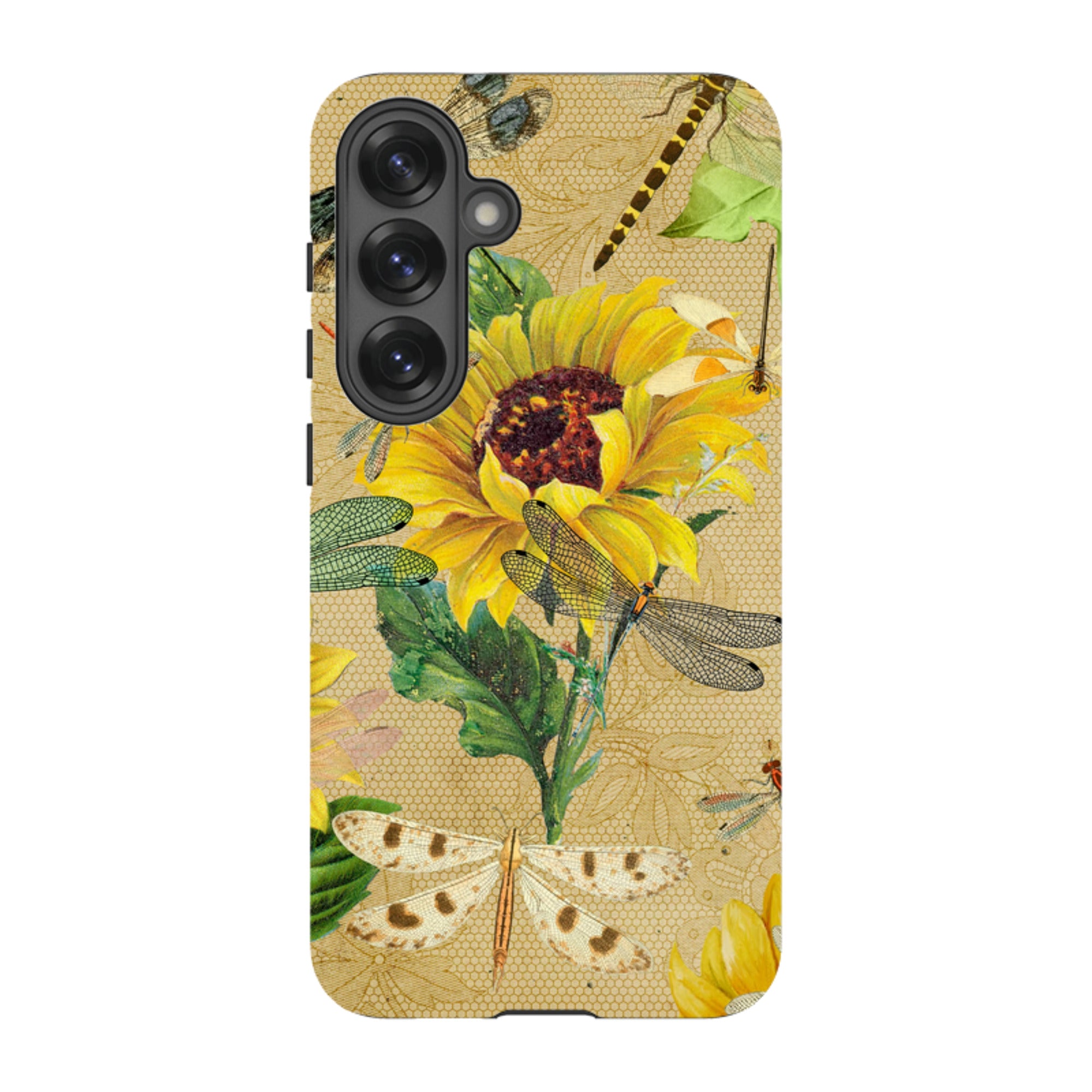 Samsung Tough Case - Dragonflies And Sunflowers