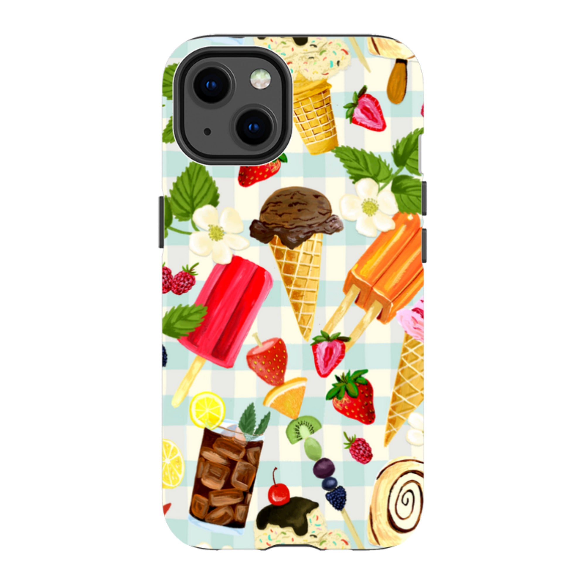 iPhone MagSafe Tough Case - Ice Floral By Abby Jacobs