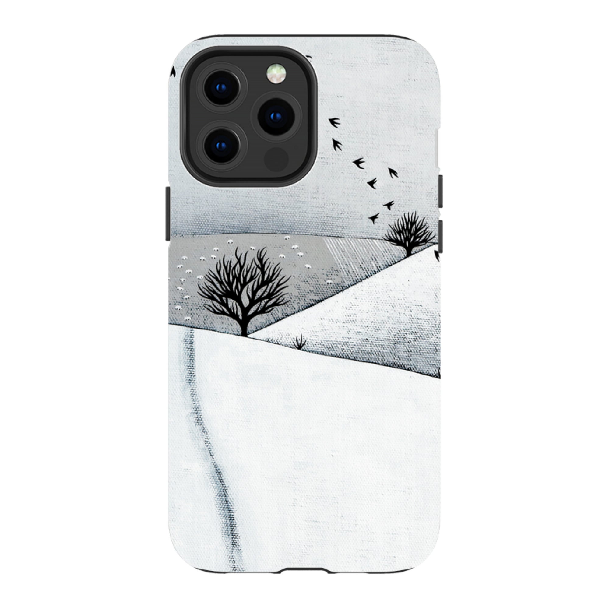 iPhone Tough Case - Snowy Landscape By Natasha Newton