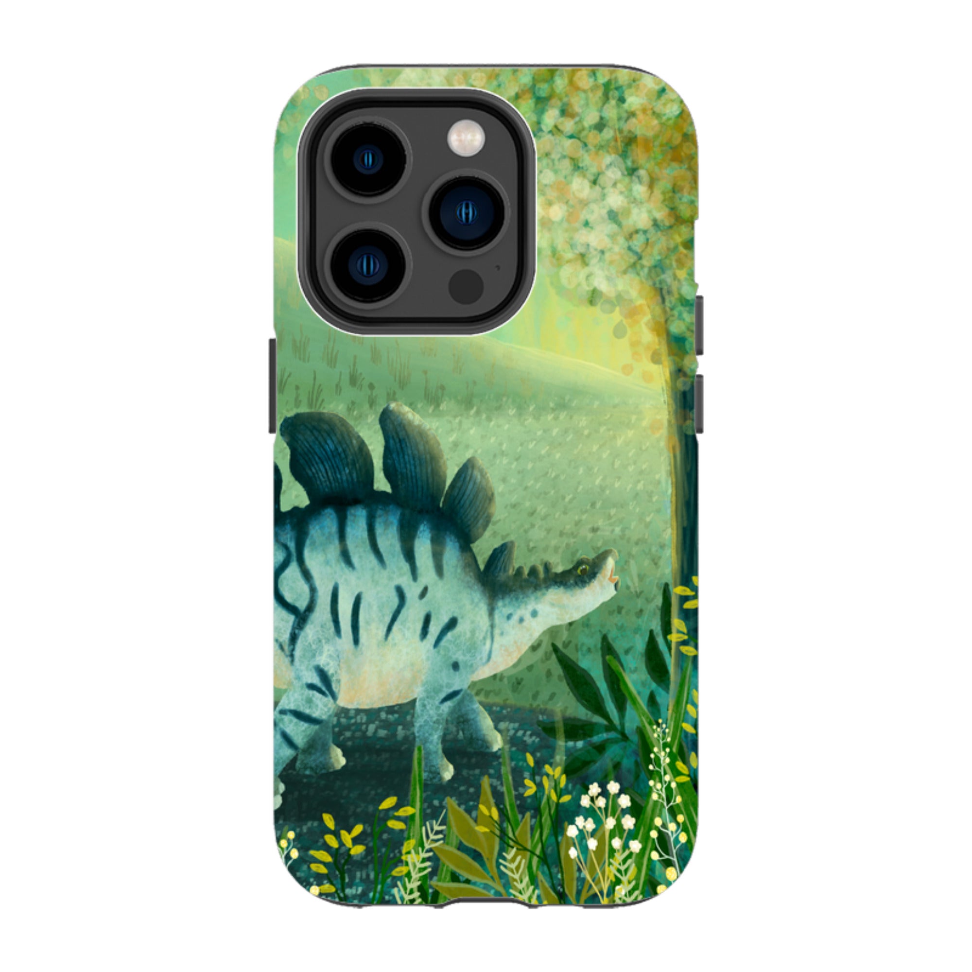 iPhone MagSafe Tough Case - Dino Park By Katherine Quinn