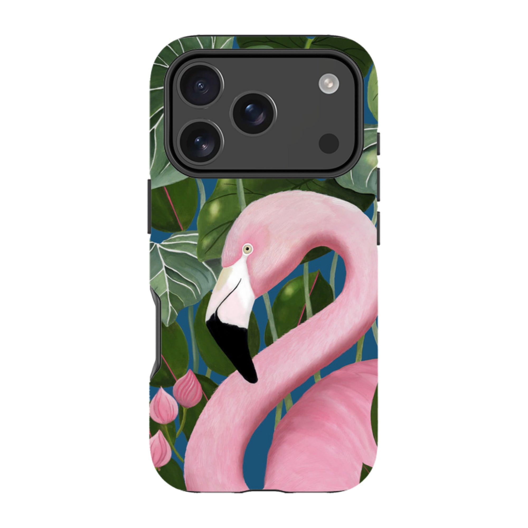 iPhone Tough Case - Flamingo By Bex Parkin