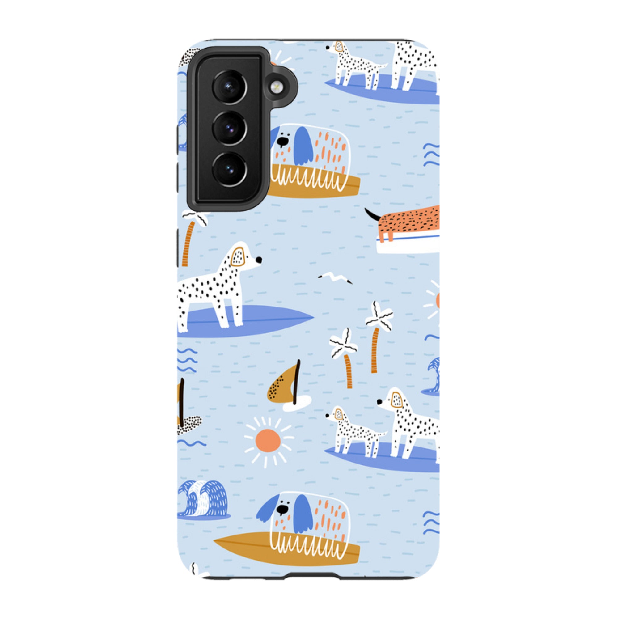 Samsung Tough Case - Surfing Dogs