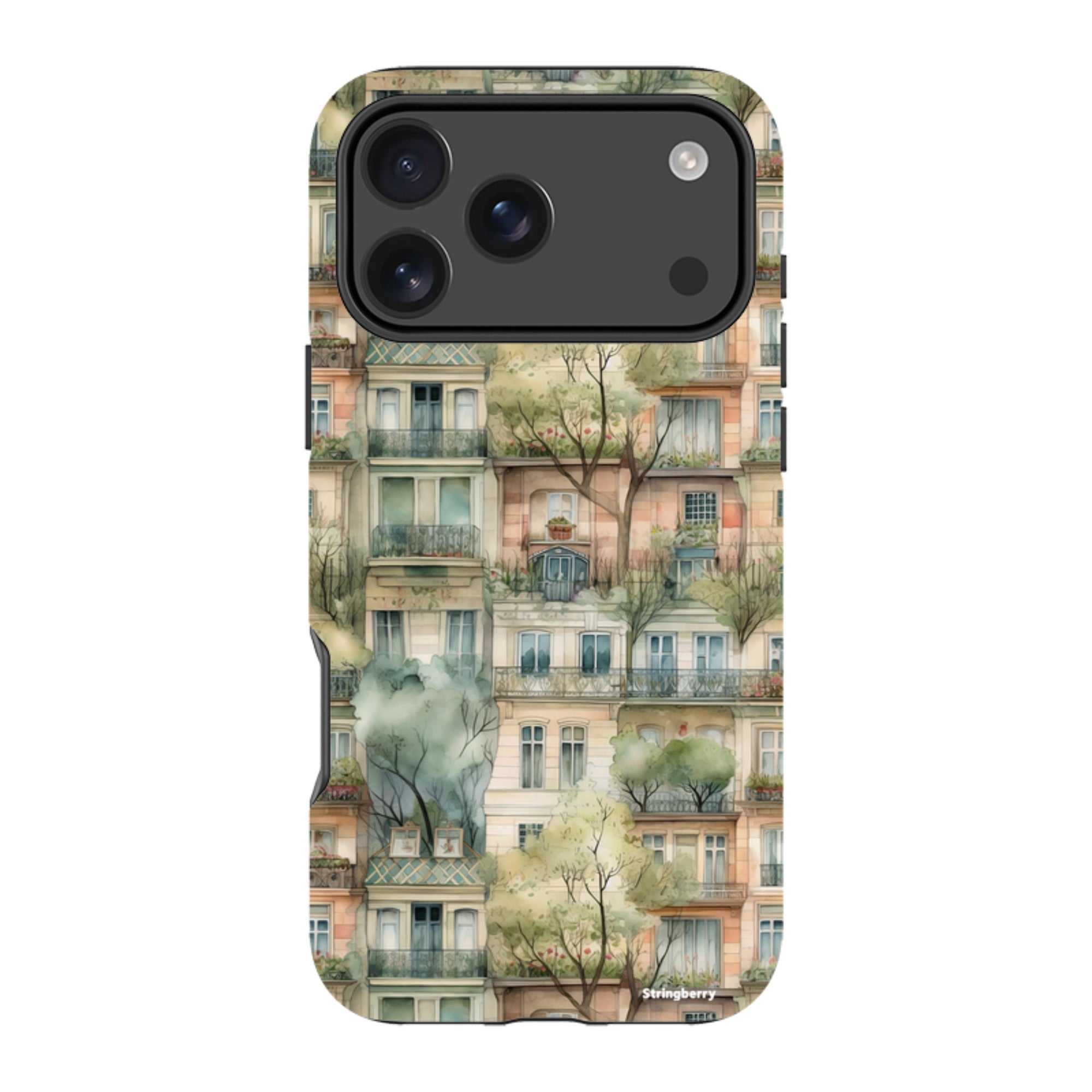 iPhone Tough Case - Montmartre Houses
