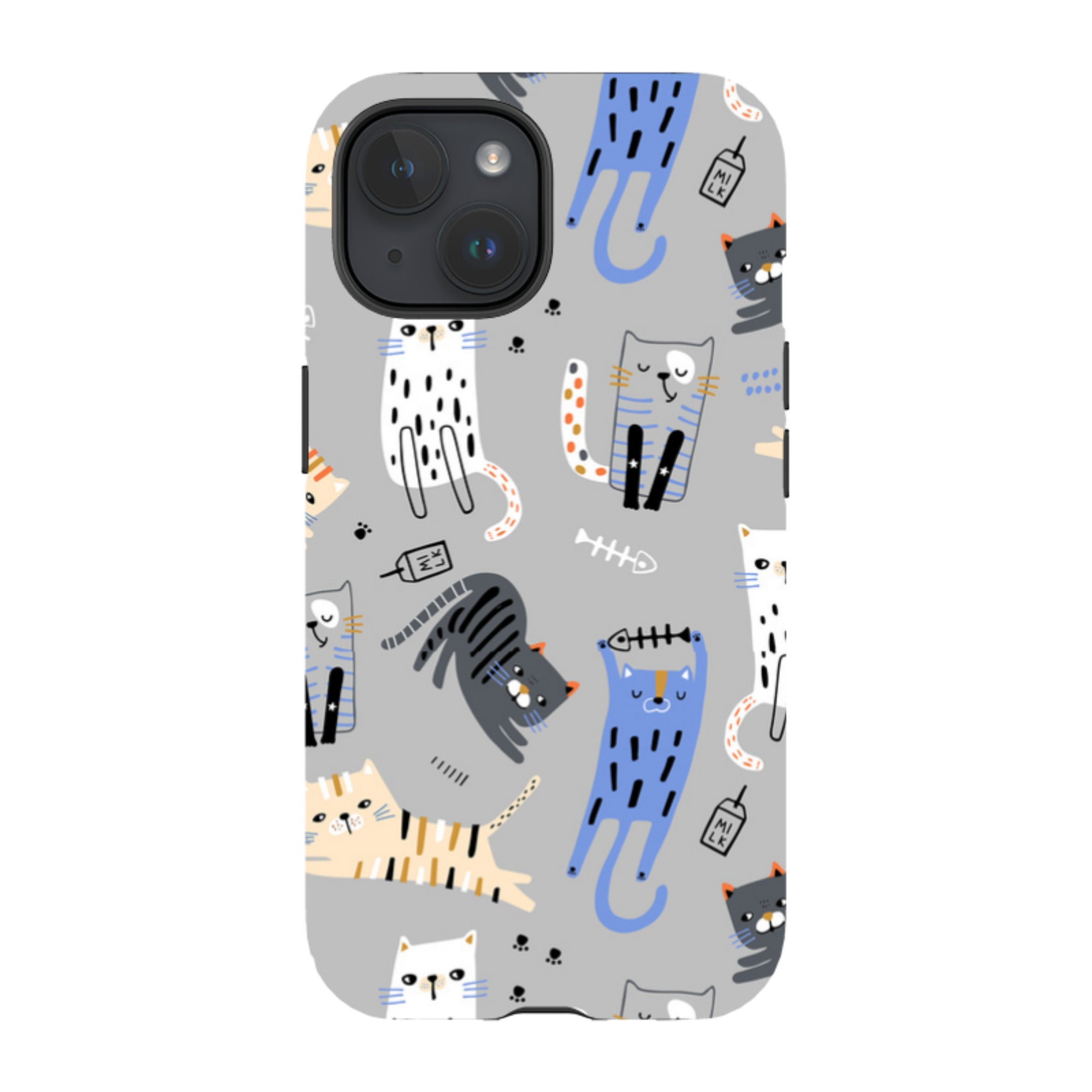 iPhone Tough Case - Cat And Bone