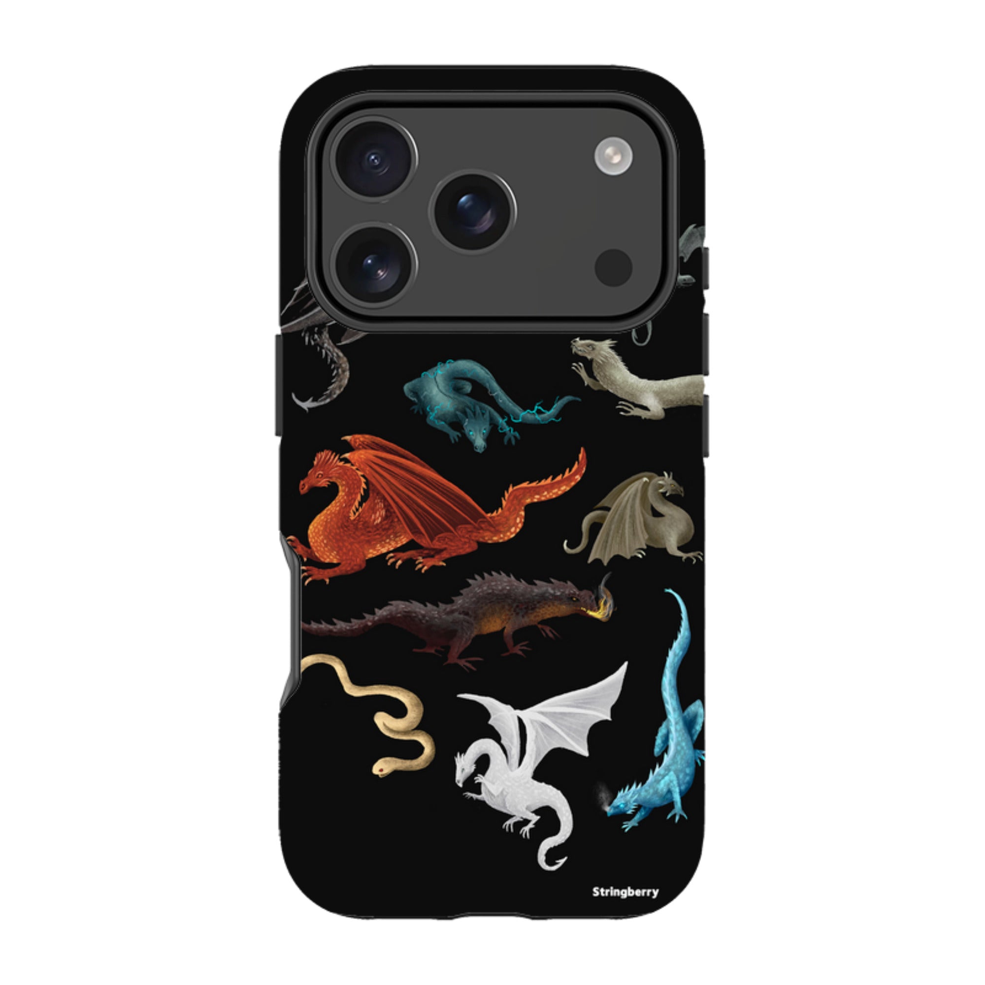 iPhone MagSafe Tough Case - Dragons, Wyverns, Wyrms By Anna Stead