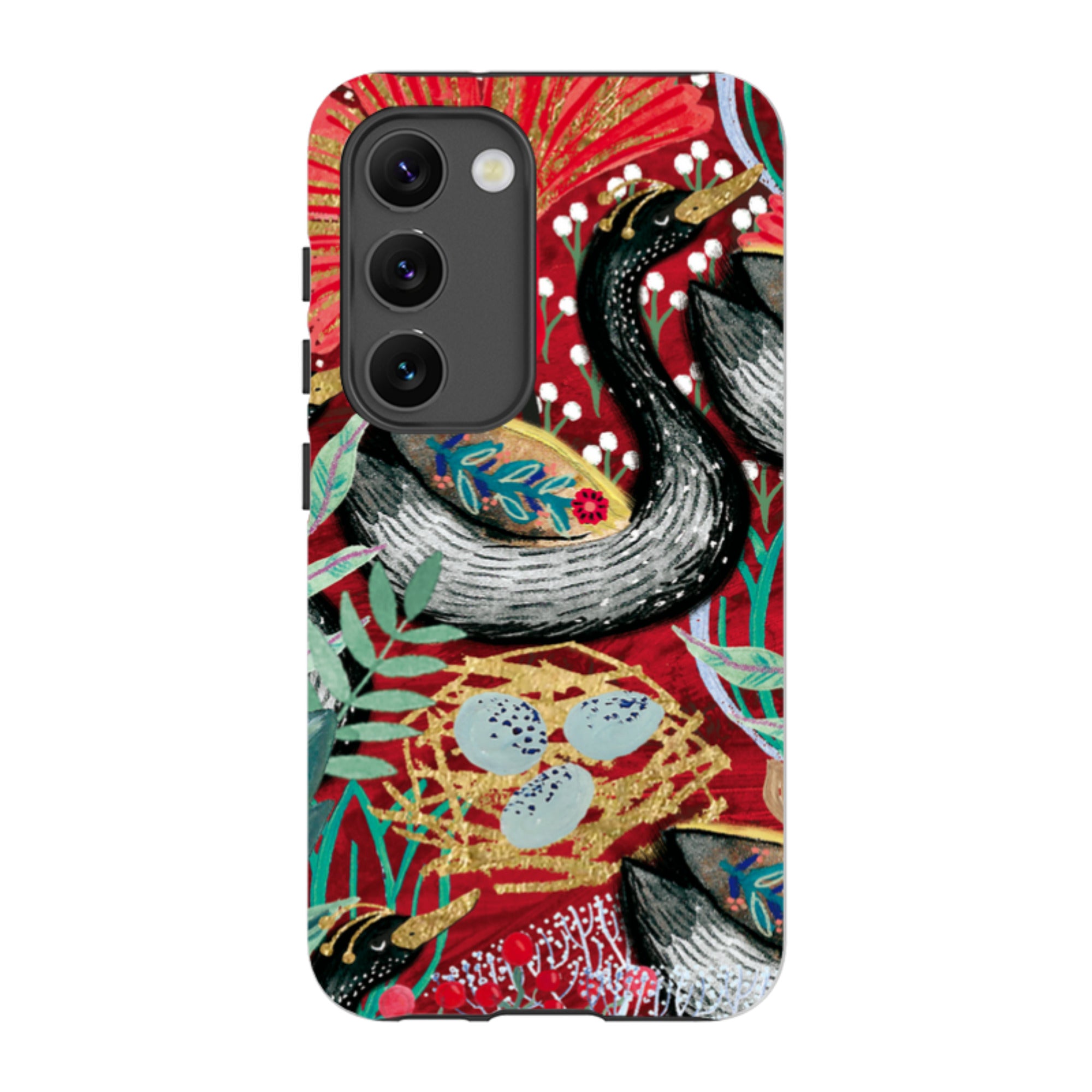 Samsung Tough Case - Eight Geese A Laying By Emma Frances Grant
