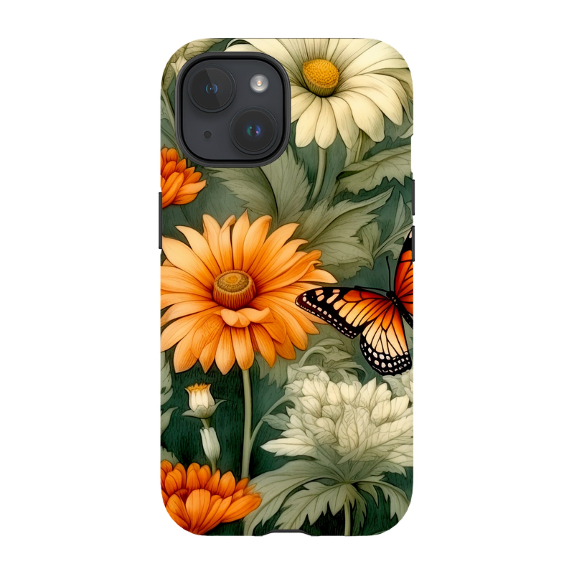 iPhone Case - Butterfly Daisies IV