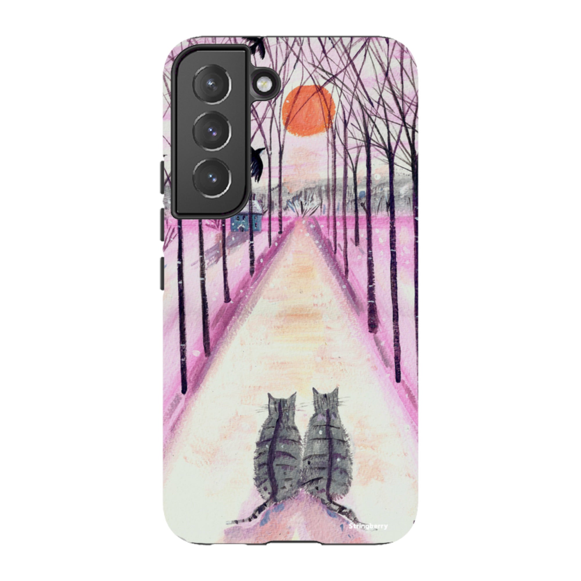 Samsung Tough Case - Winter Cats By Mary Stubberfield
