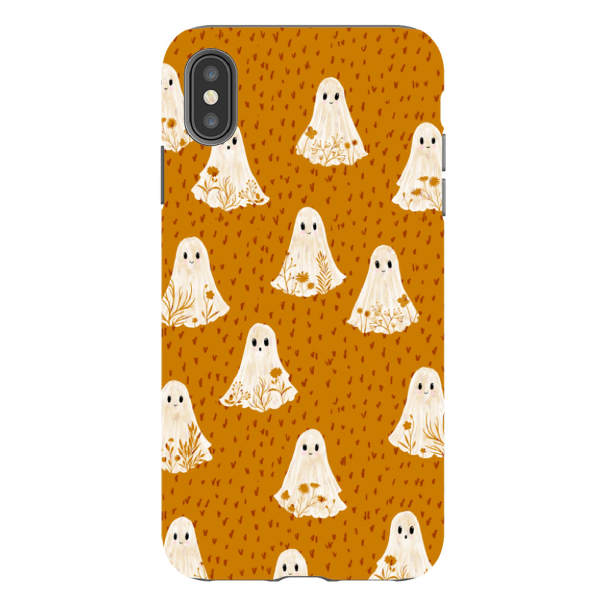 iPhone Tough Case - Floral Ghosts - Spice By Katherine Quinn