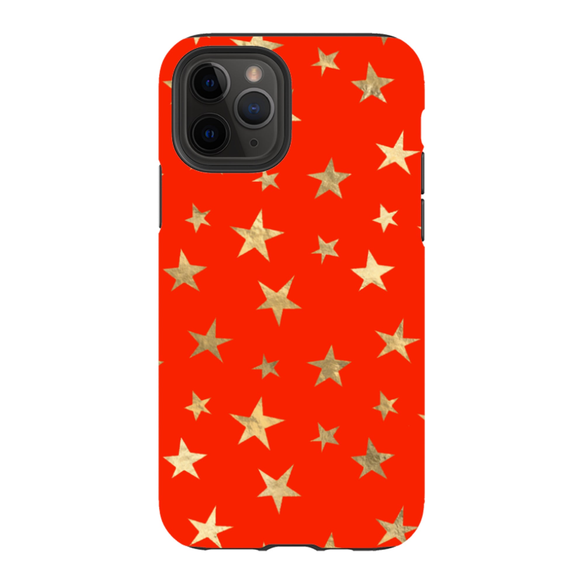 iPhone Tough Case - Red and Gold Stars