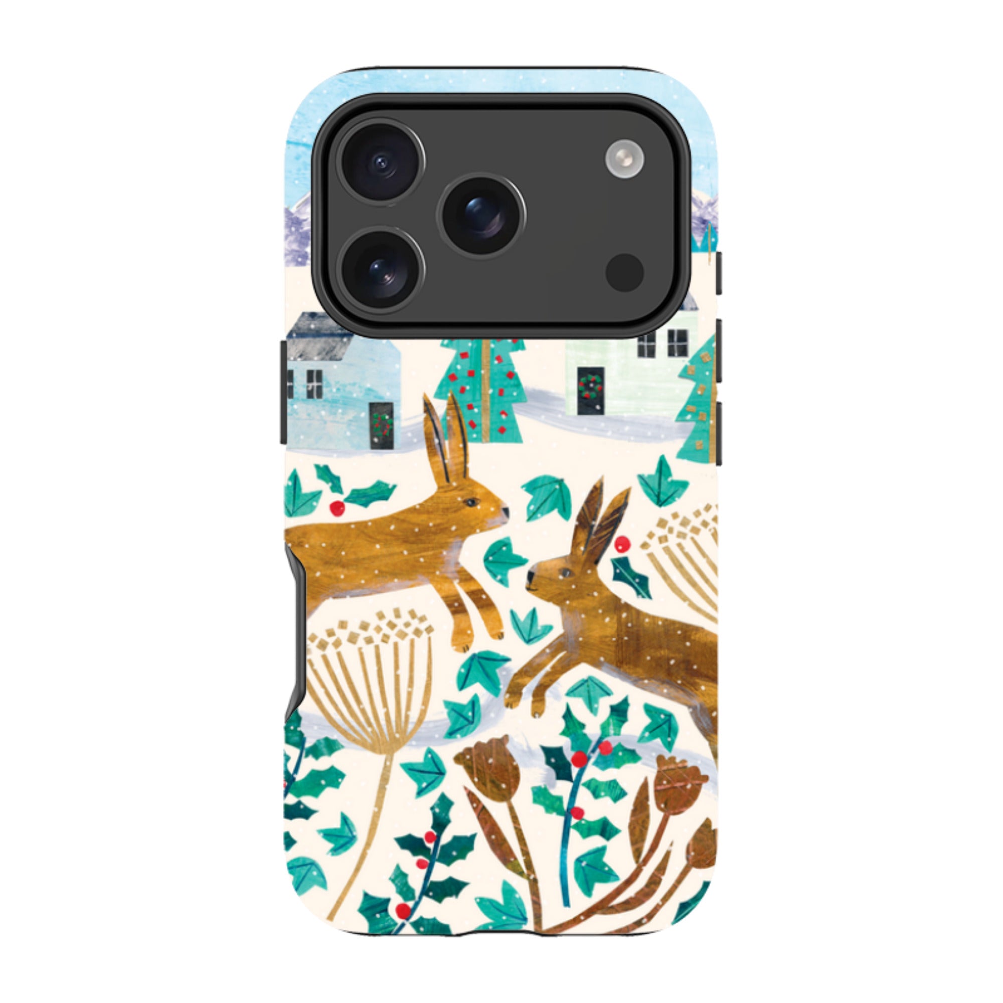 iPhone MagSafe Tough Case - Xmas Hare By Tracey English