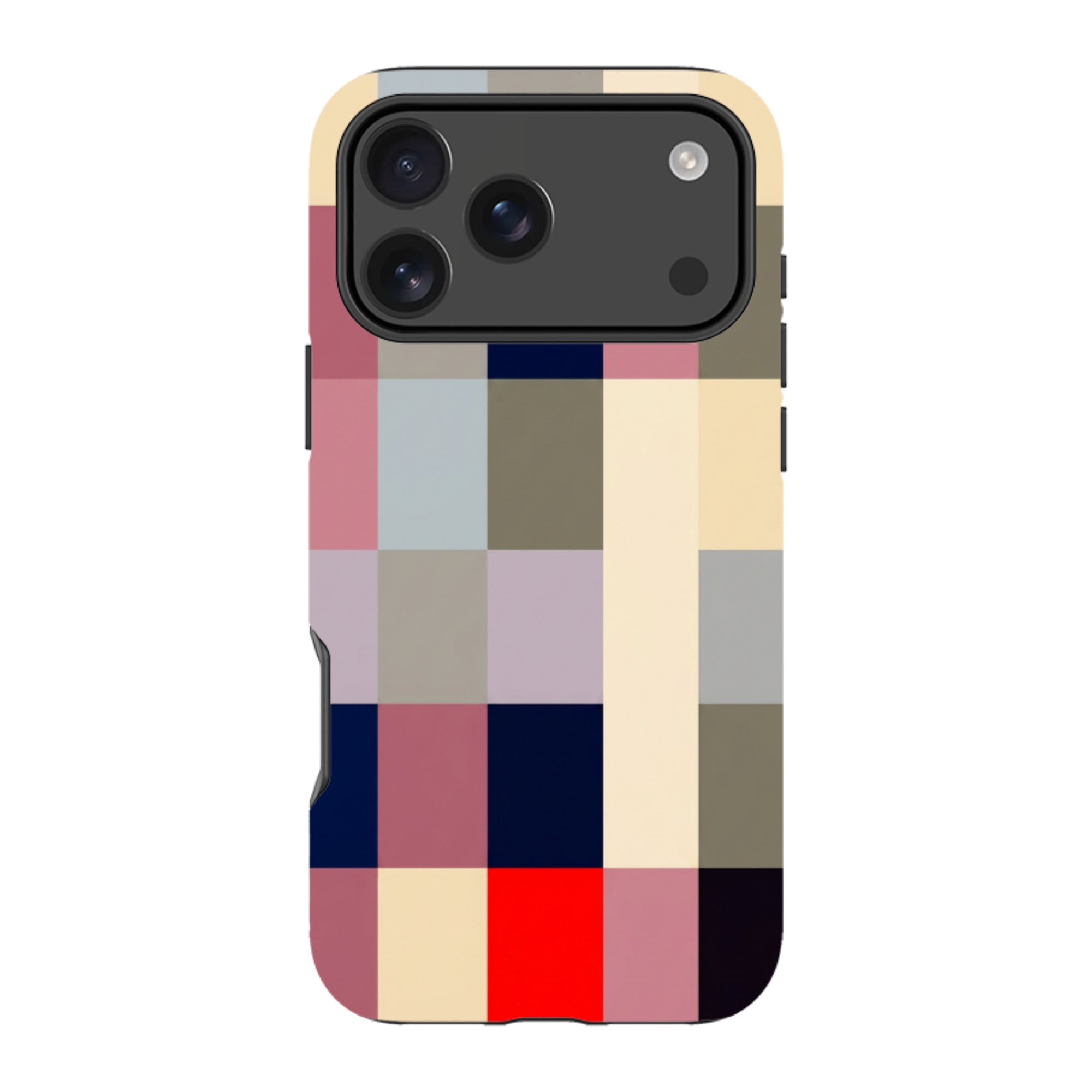 iPhone Tough Case - Retro Plaid