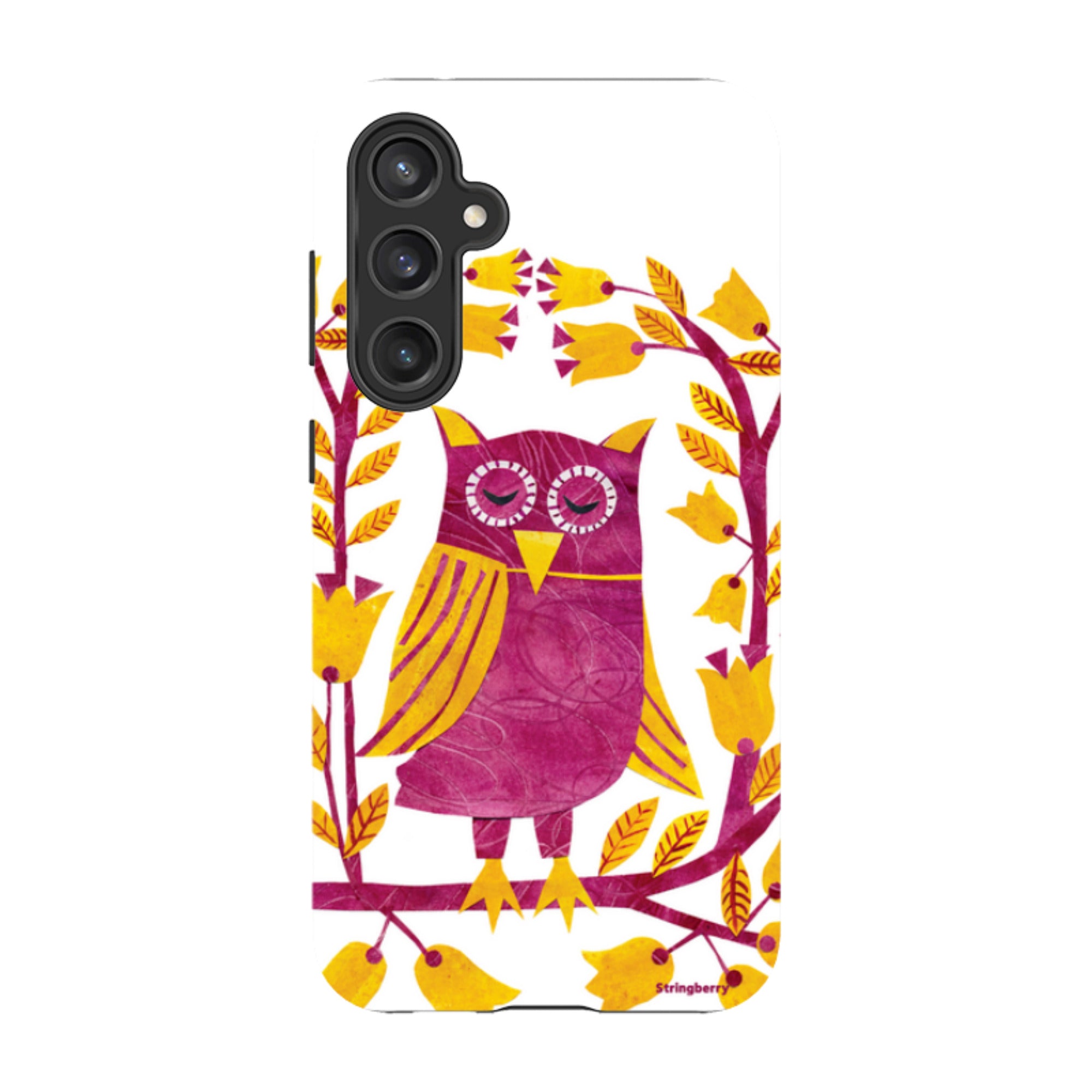 Samsung Tough Case - Folk Owl By Tracey English