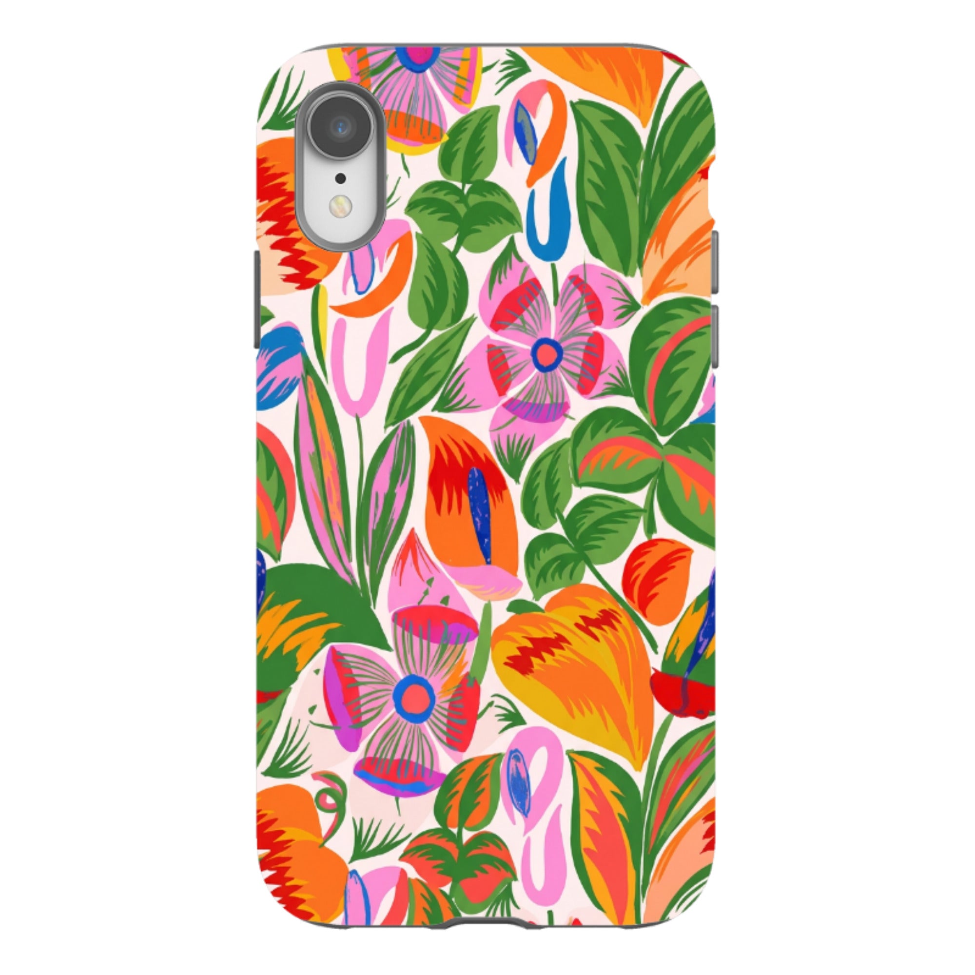 iPhone Tough Case - Vintage Tropical Floral
