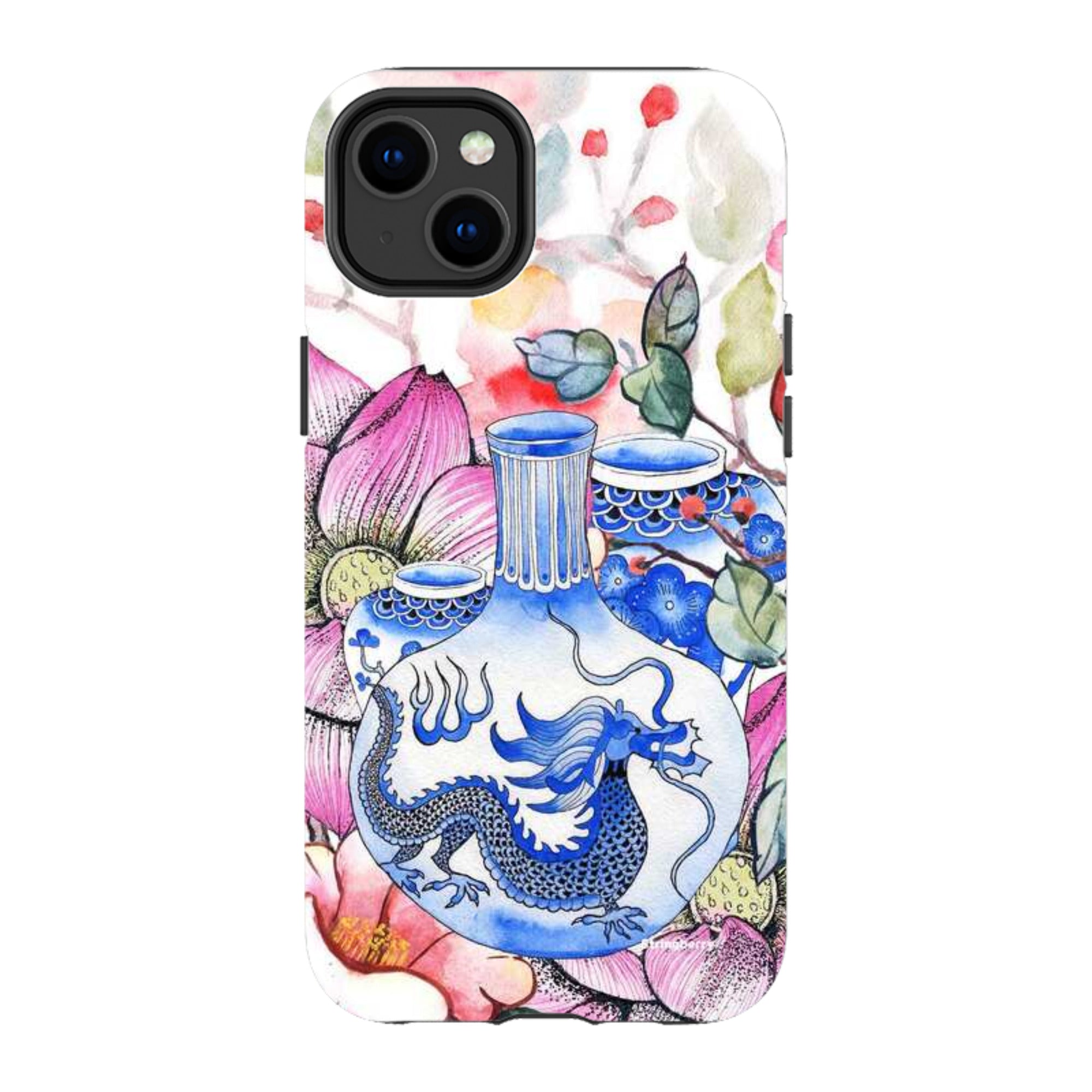 iPhone Tough Case - Dragon Vase
