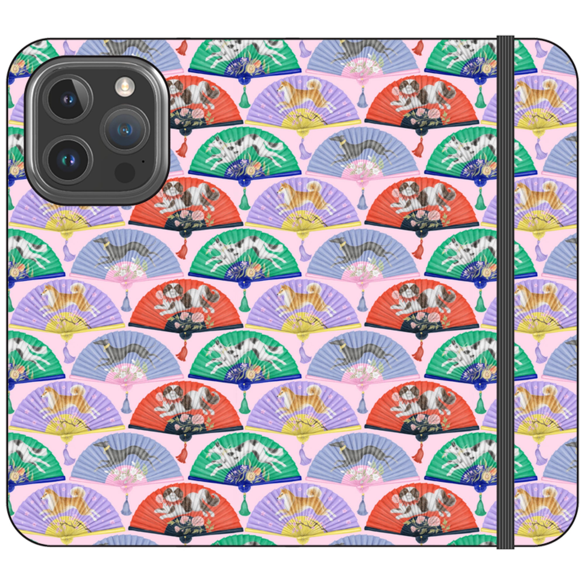 Dog Fan Wallet Case By Catherine Rowe