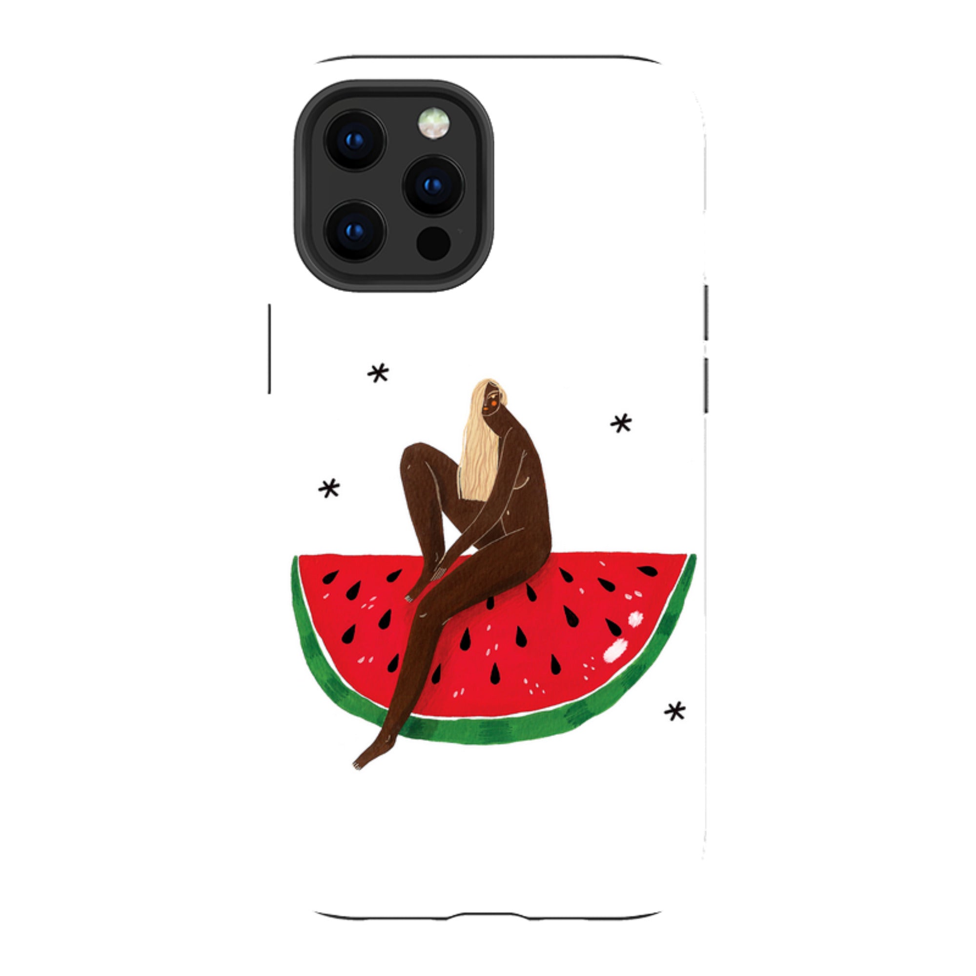 iPhone Tough Case - Watermelon Girl By Madalina Andronic