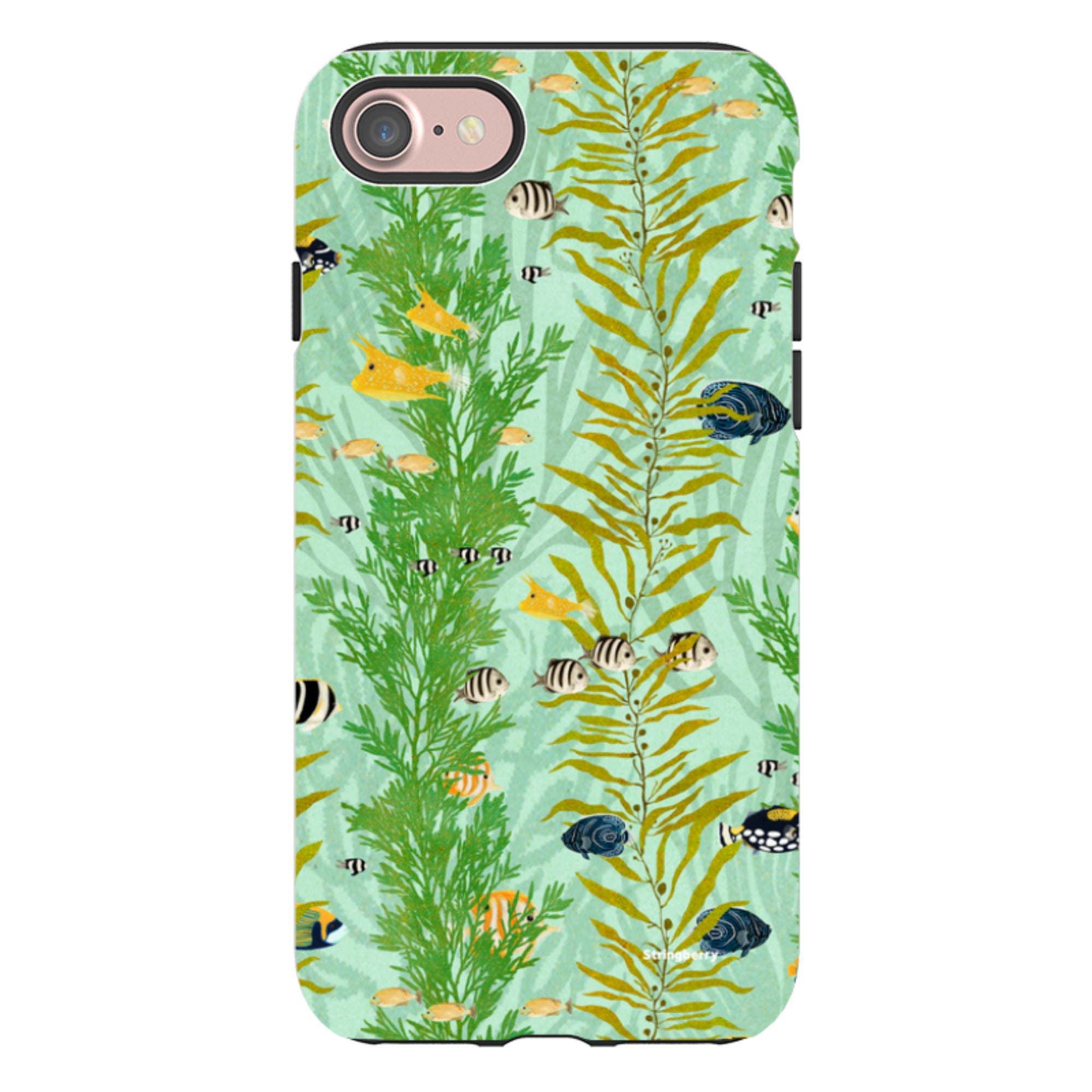iPhone Tough Case - Reef Stripe By Katherine Quinn