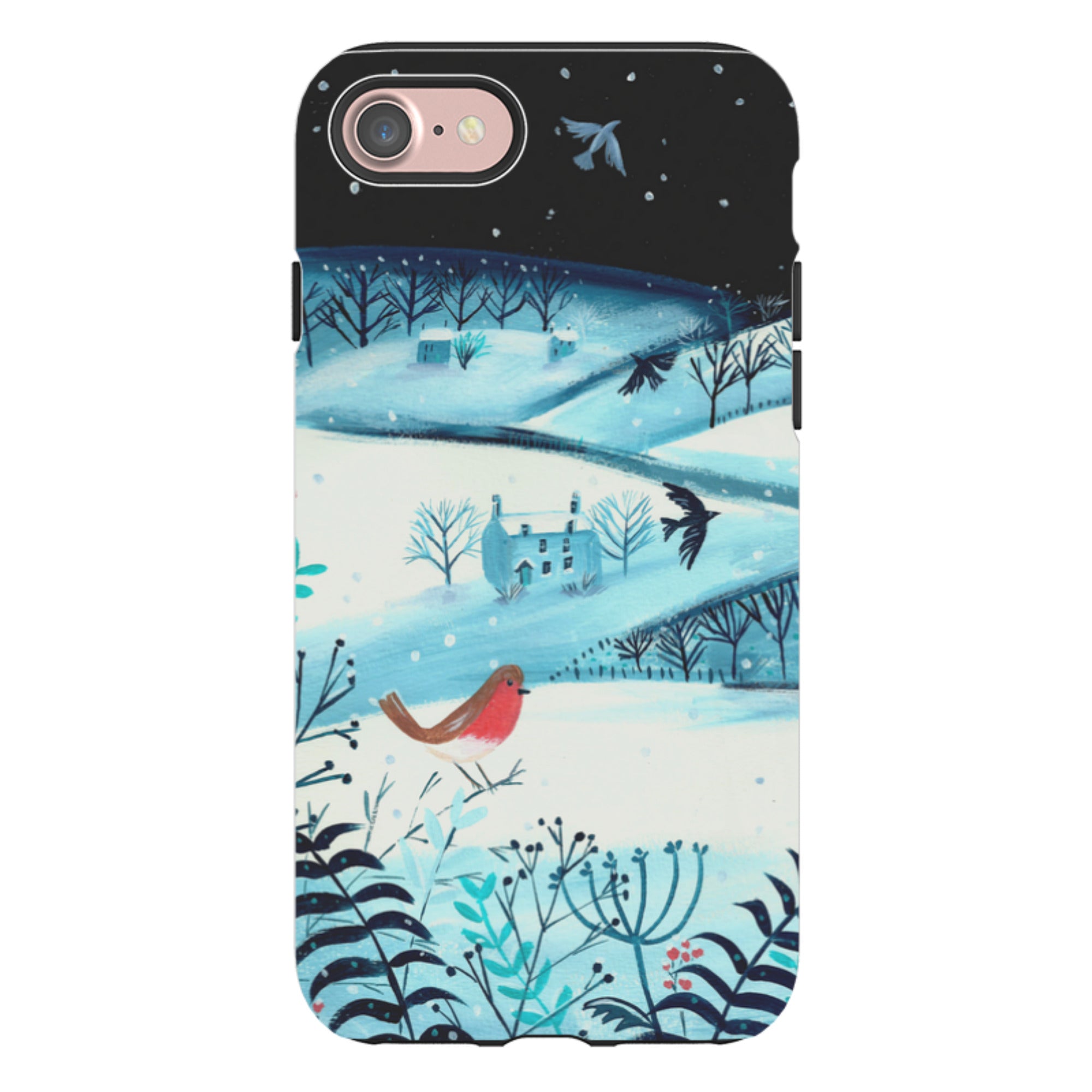 iPhone Tough Case - Winterscape-1 By Mary Stubberfield