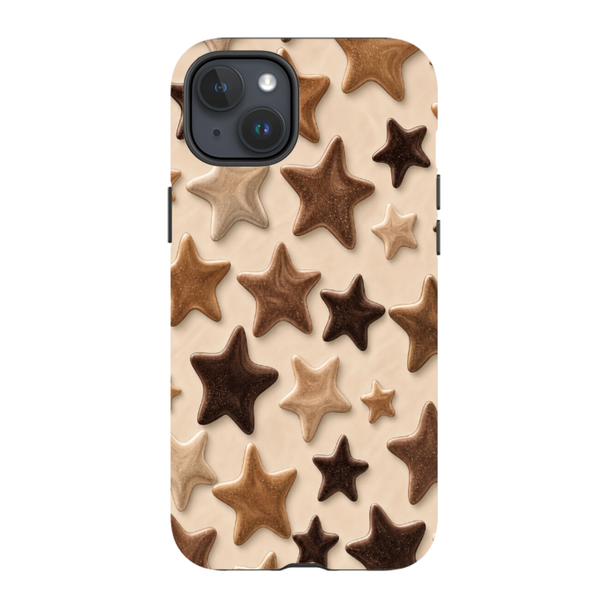 iPhone Tough Case - Brown Star