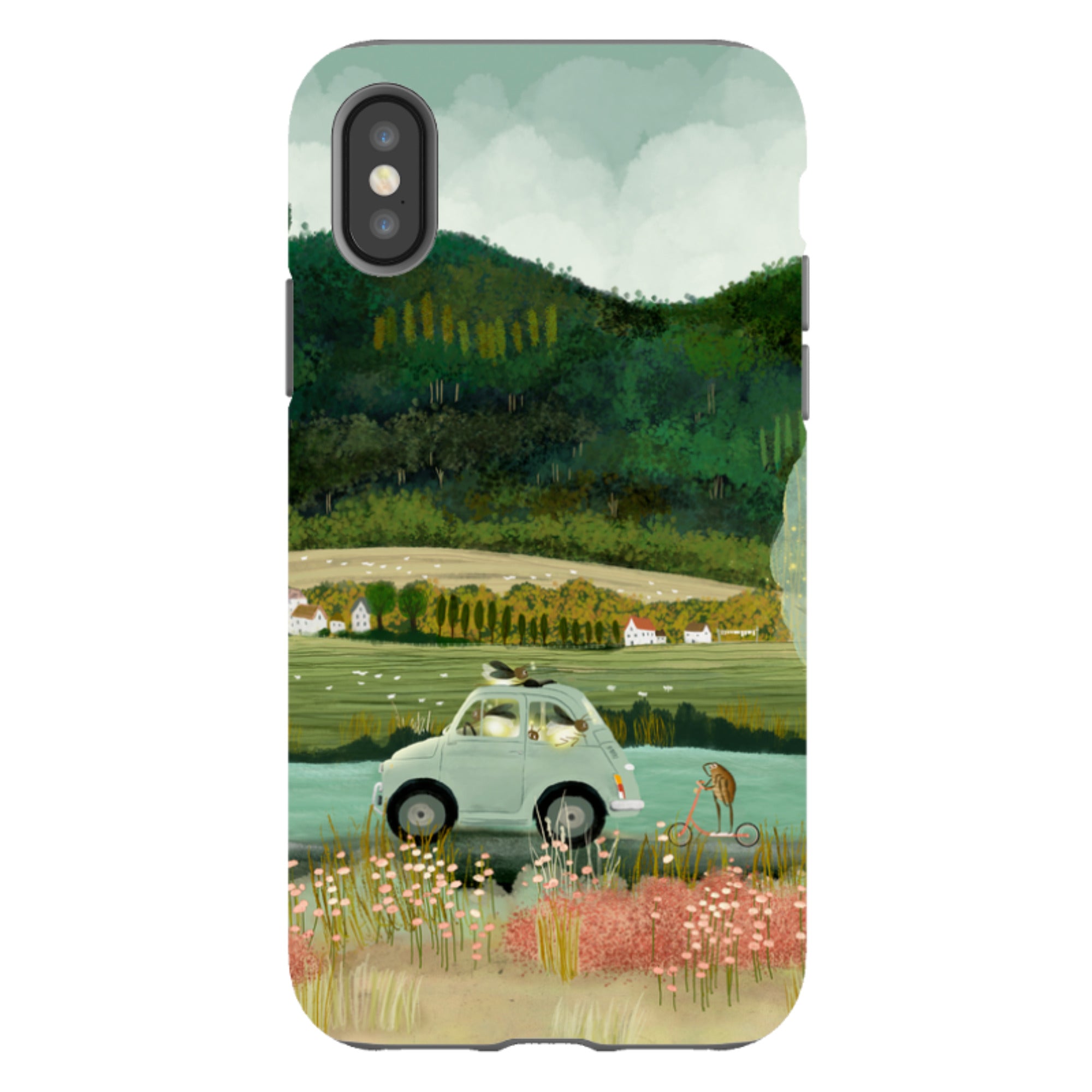 iPhone Tough Case - Lightening Bugs By Katherine Quinn