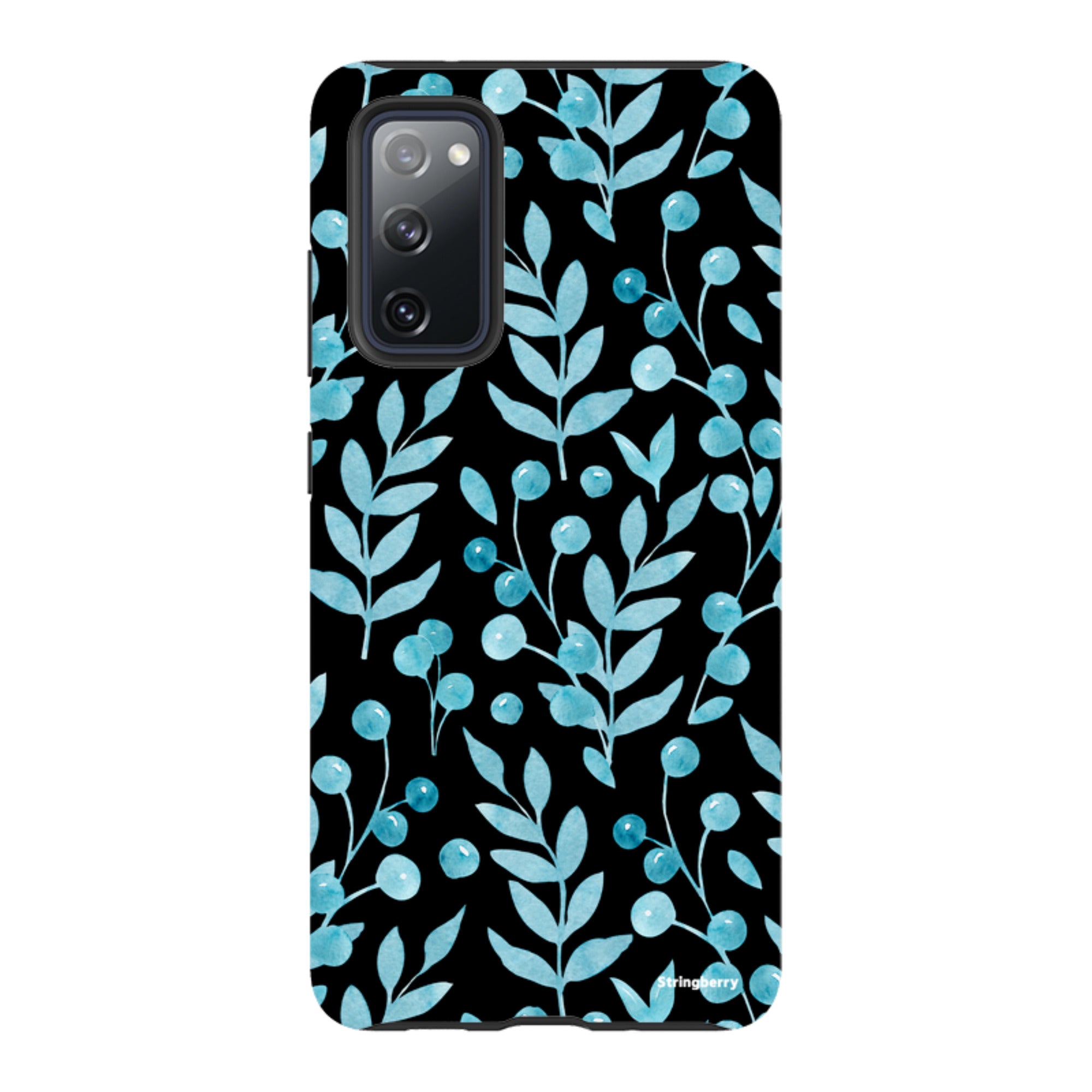 Samsung Tough Case - Blue Xmas Florals