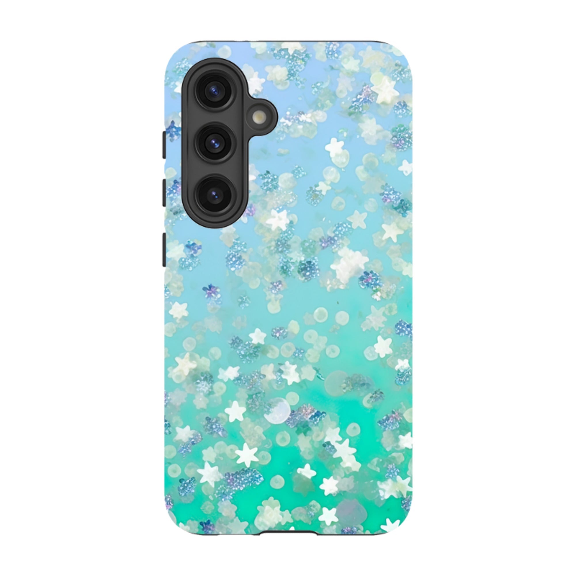 Samsung Tough Case - Green Stars